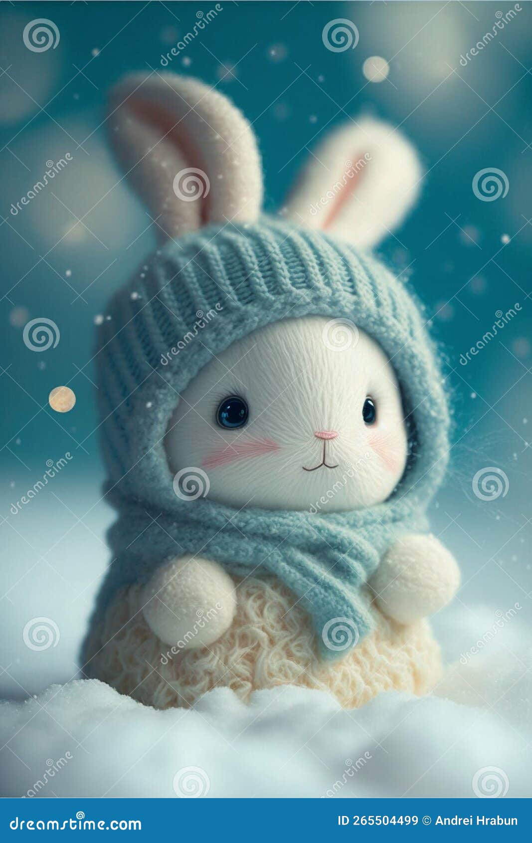 A Super Cute Baby Pixar Style White Fairy Rabbit, Shiny Snow-white Fluffy,  Big Bright Eyes. AI Generated Content Stock Illustration - Illustration of  funny, crochet: 265504499