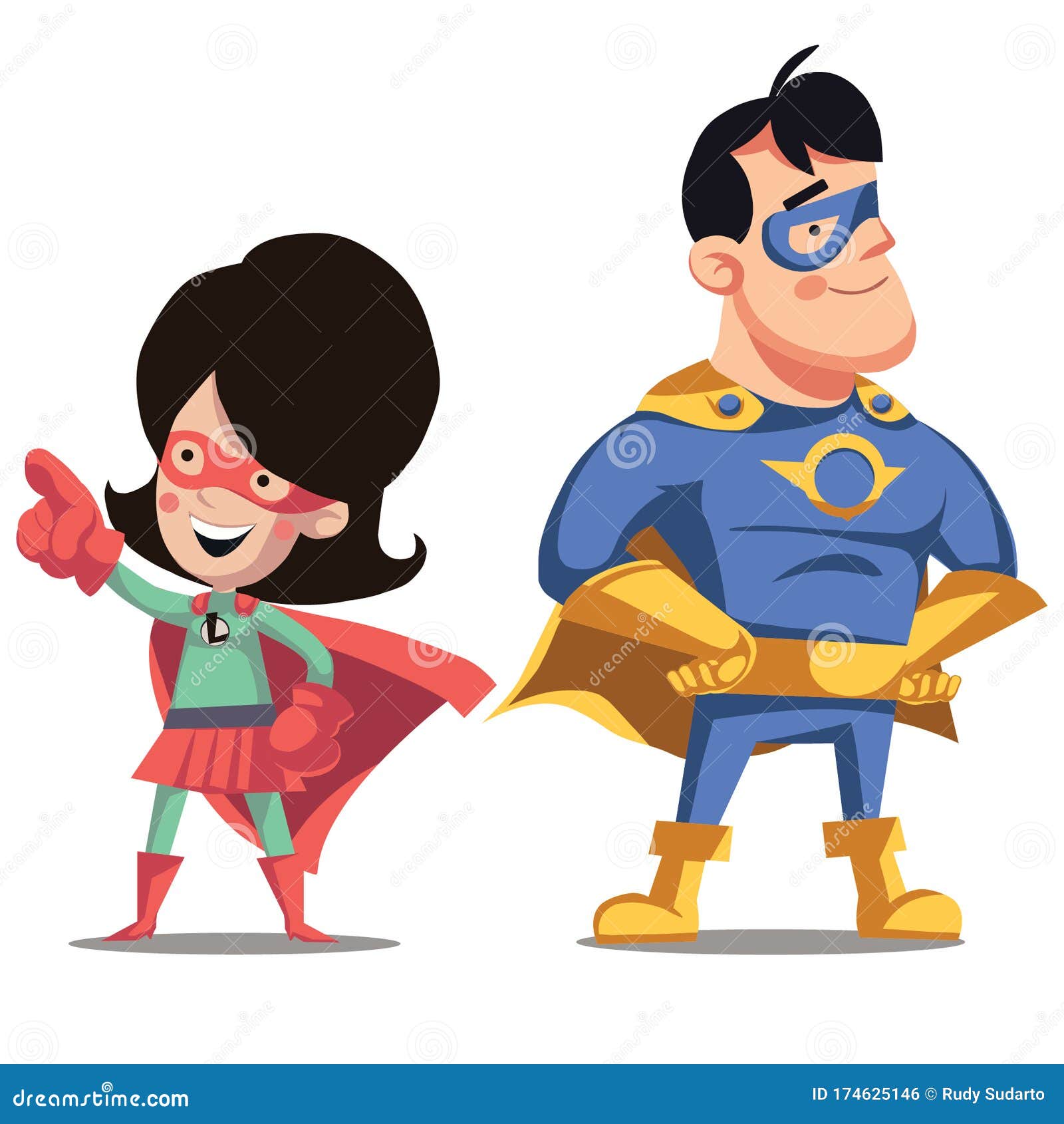 Super Dad and Mom stock vector. Illustration of family - 174625146