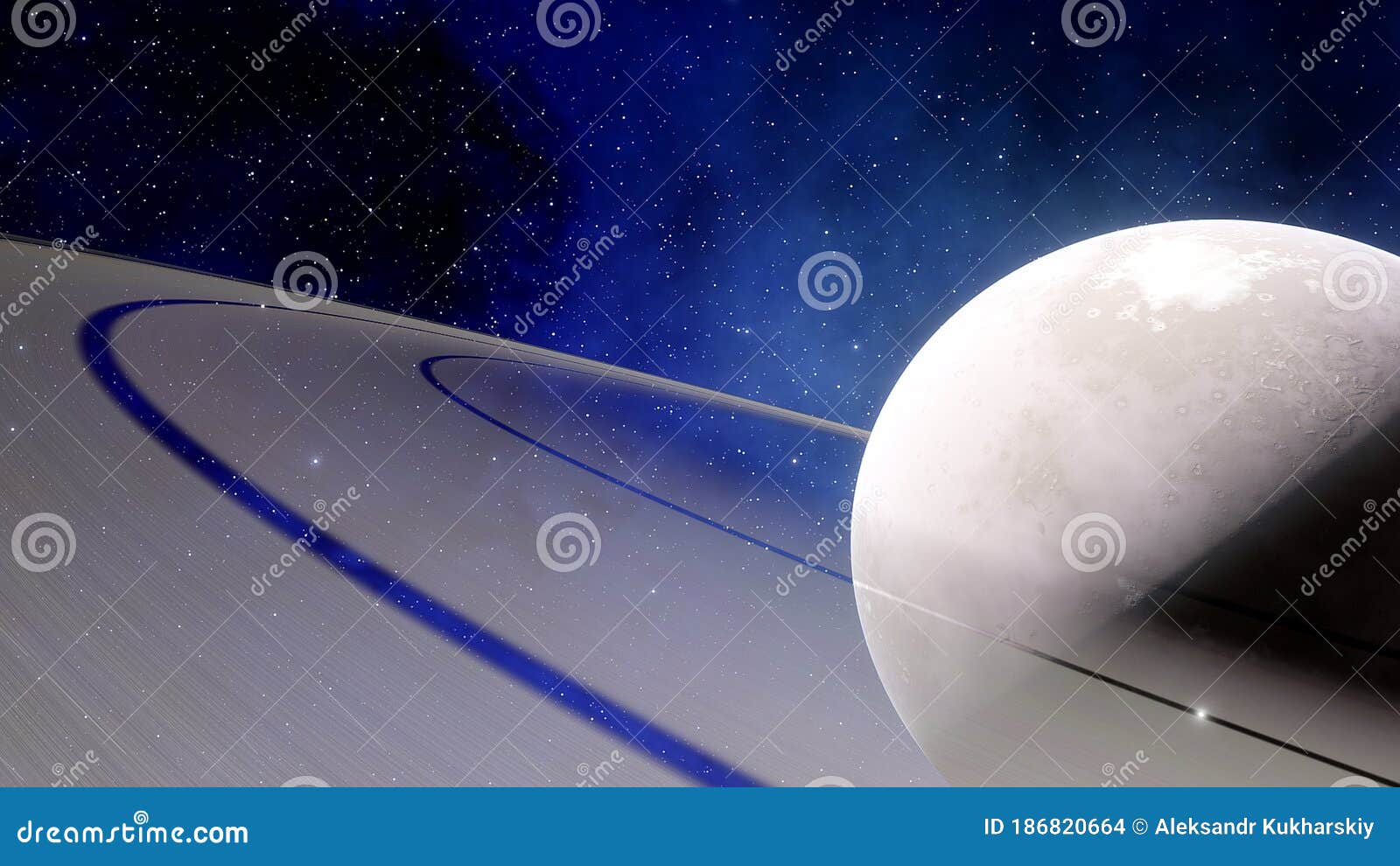 super-earth planet, realistic exoplanet, planet suitable for colonization, earth-like planet in far space, planets background 3d r
