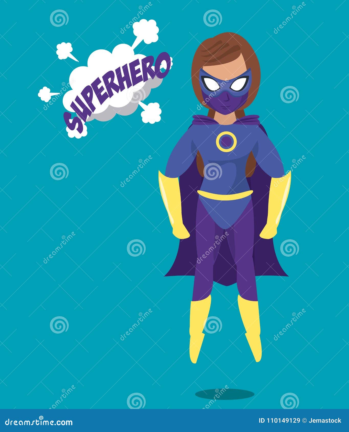 Super Héroe Del Vuelo De La Mujer Ilustración del Vector - Ilustración de  auge, icono: 110149129, image size:1365x1690