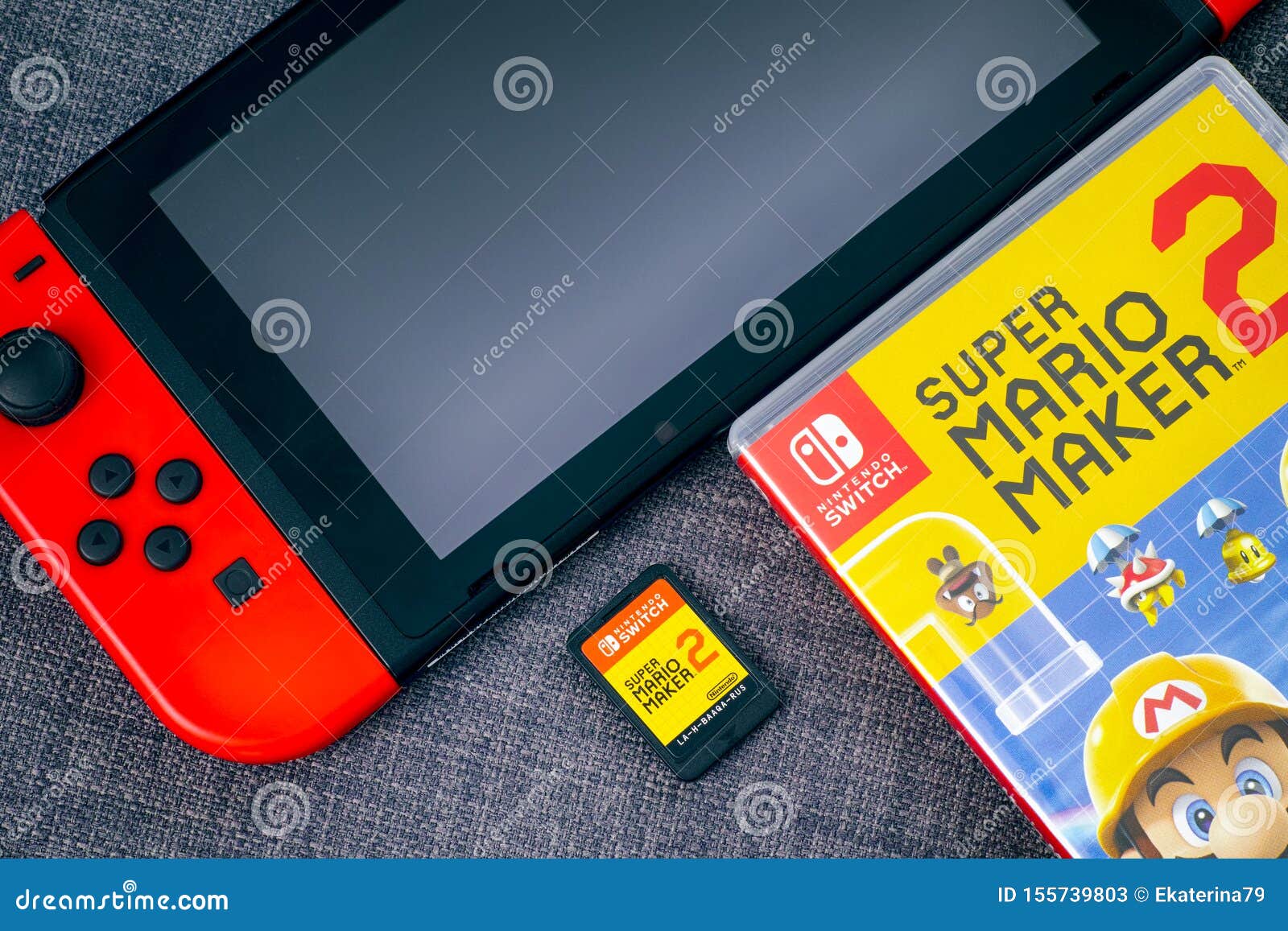 Super Mario Maker 2 Video Game Cartridge with Box and Nintendo Switch Video  Game Console Editorial Stock Photo - Image of playing, cartridge: 155739803