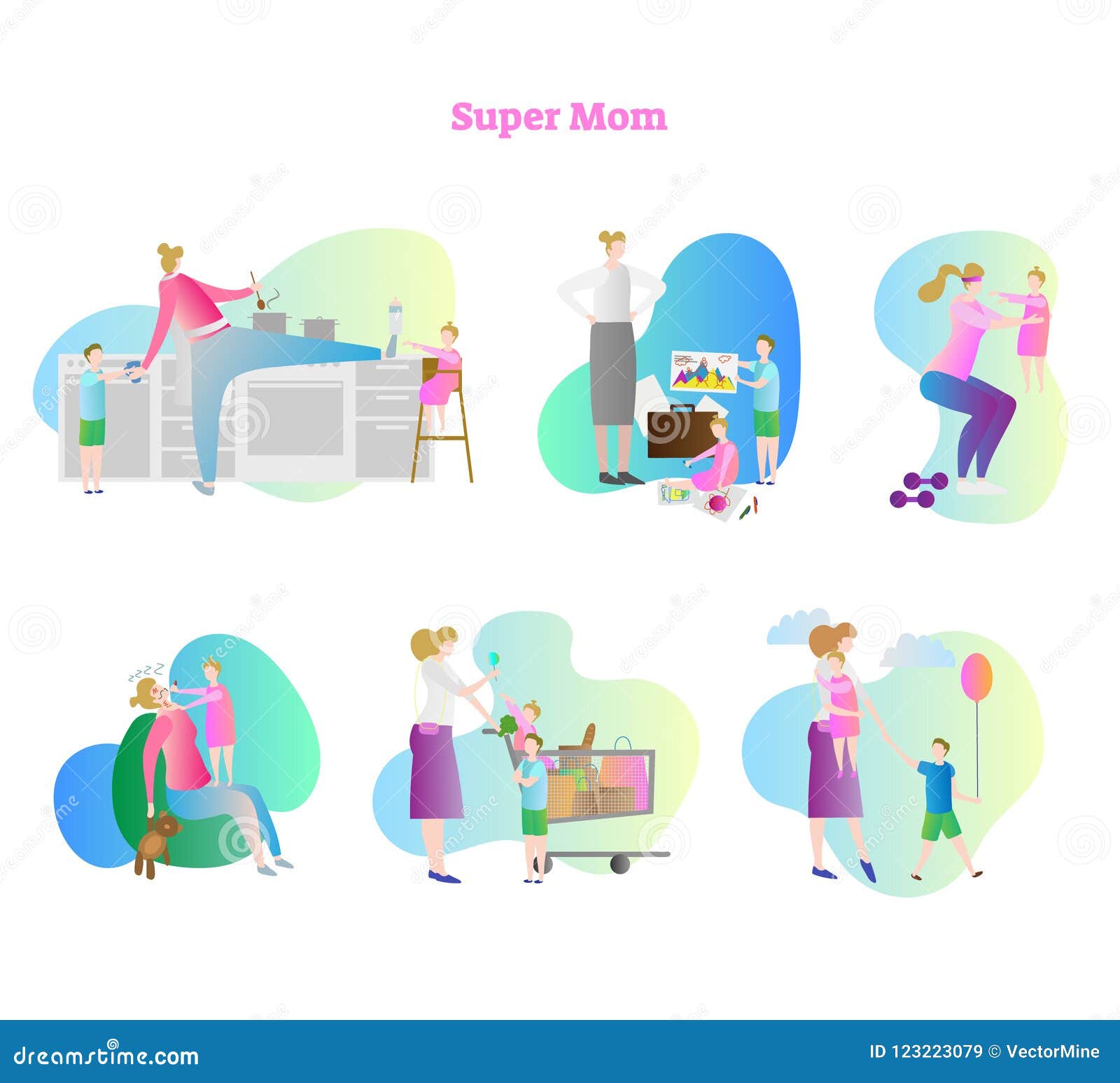 Super Mom Stock Illustrations – 3,705 Super Mom Stock Illustrations, Vectors  & Clipart - Dreamstime