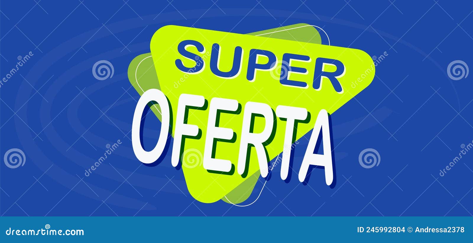 super offer banner in portuguese 