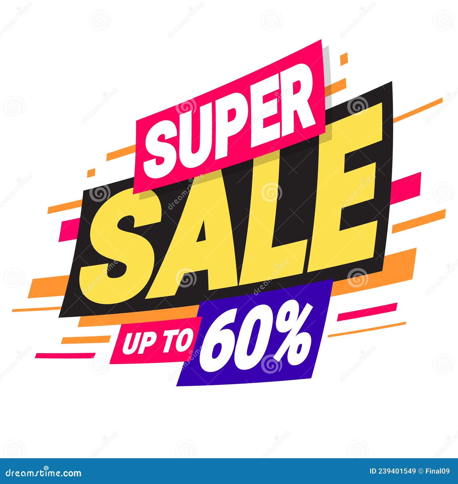 super sale advertising banner. this week only special offer