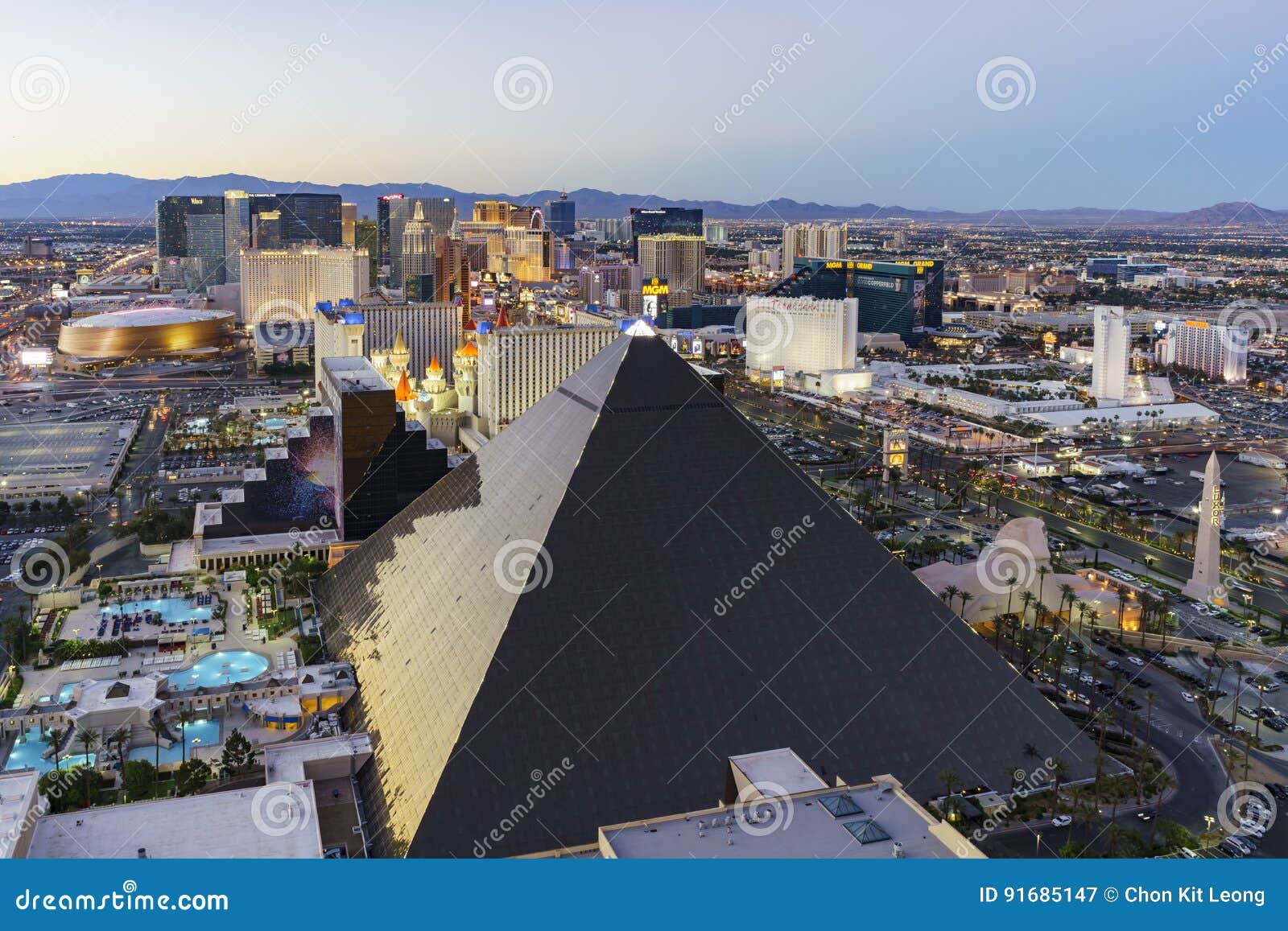 Lazy River Mandalay Bay Stock Photo 1863580