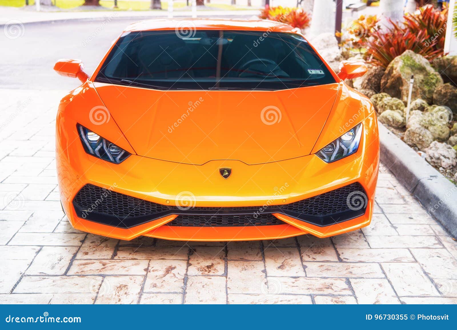 Supercar Lamborghini Aventador Orange Editorial Image - Image of design,  super: 96730355