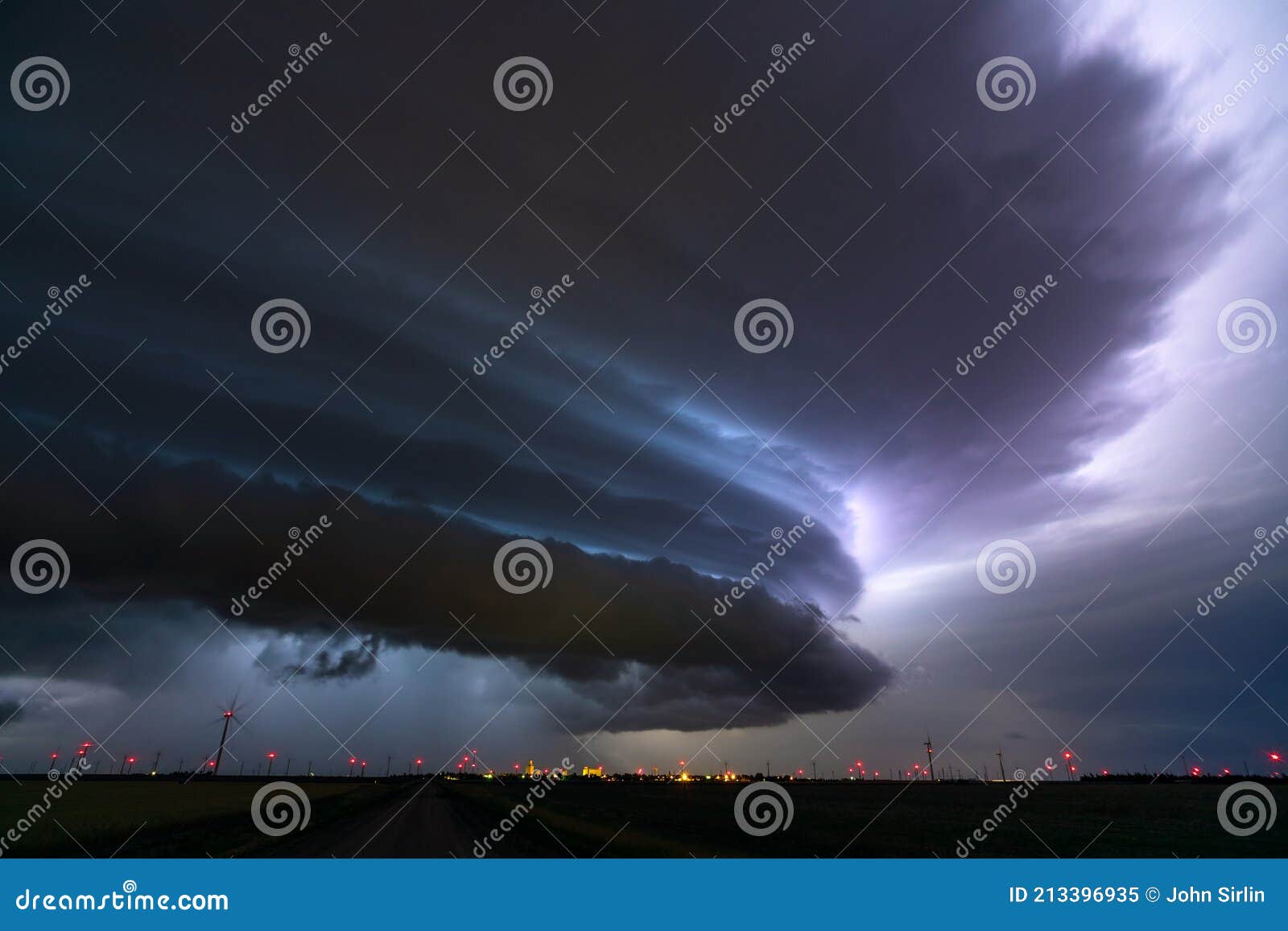 supercell thunderstorm and extreme weather