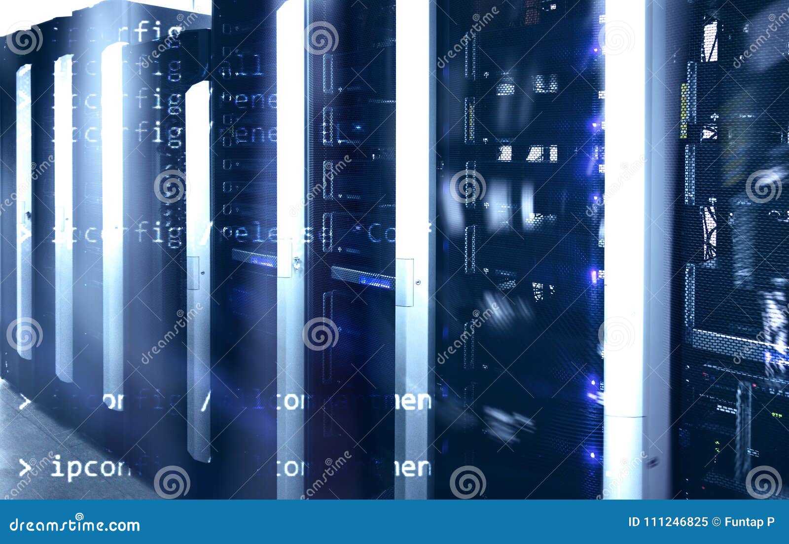 supercomputers in computational data center