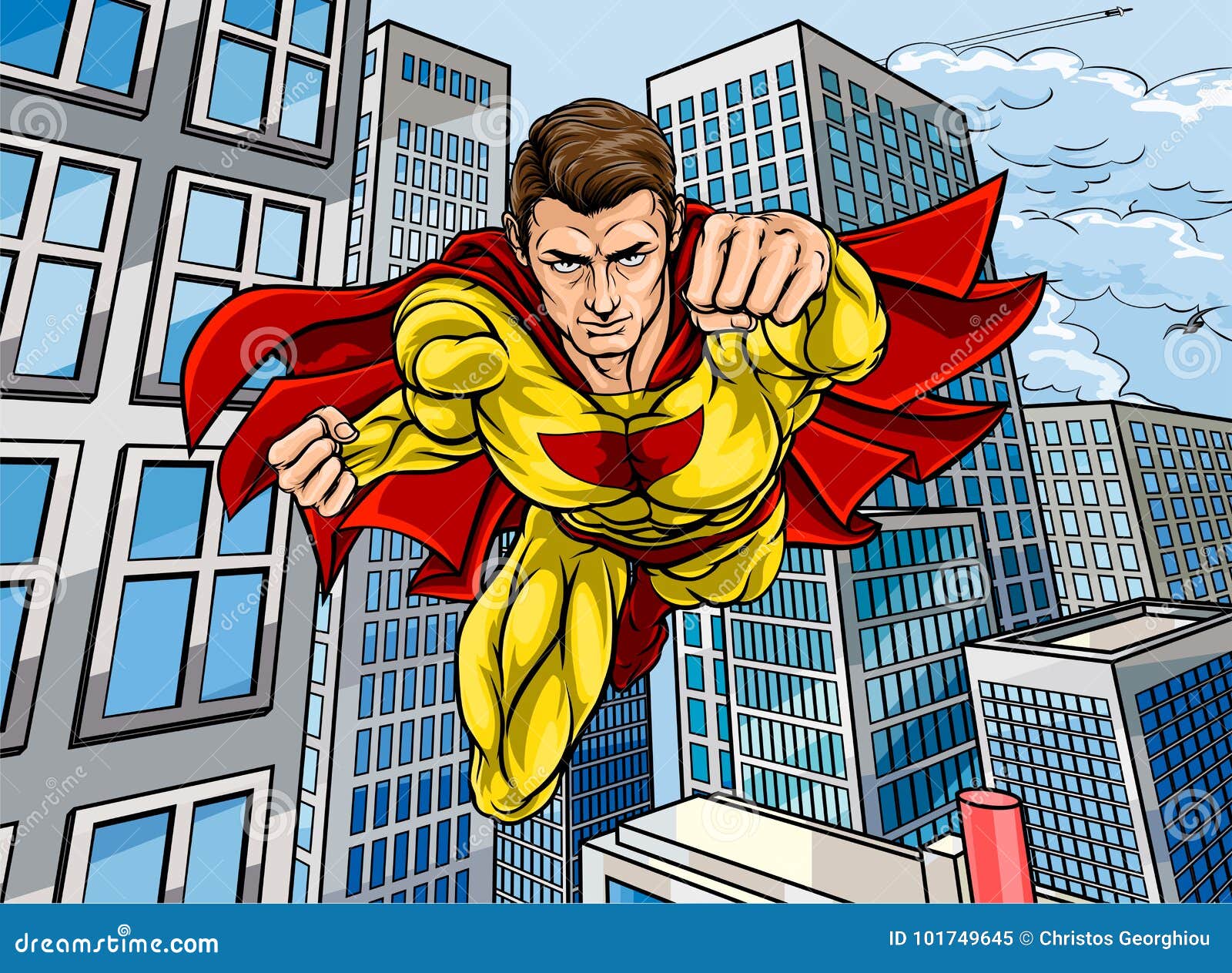 Superhero City Scene stock vector. Illustration of scene - 101749645 Superhero City Scene stock vector. Illustration of scene - 101749645