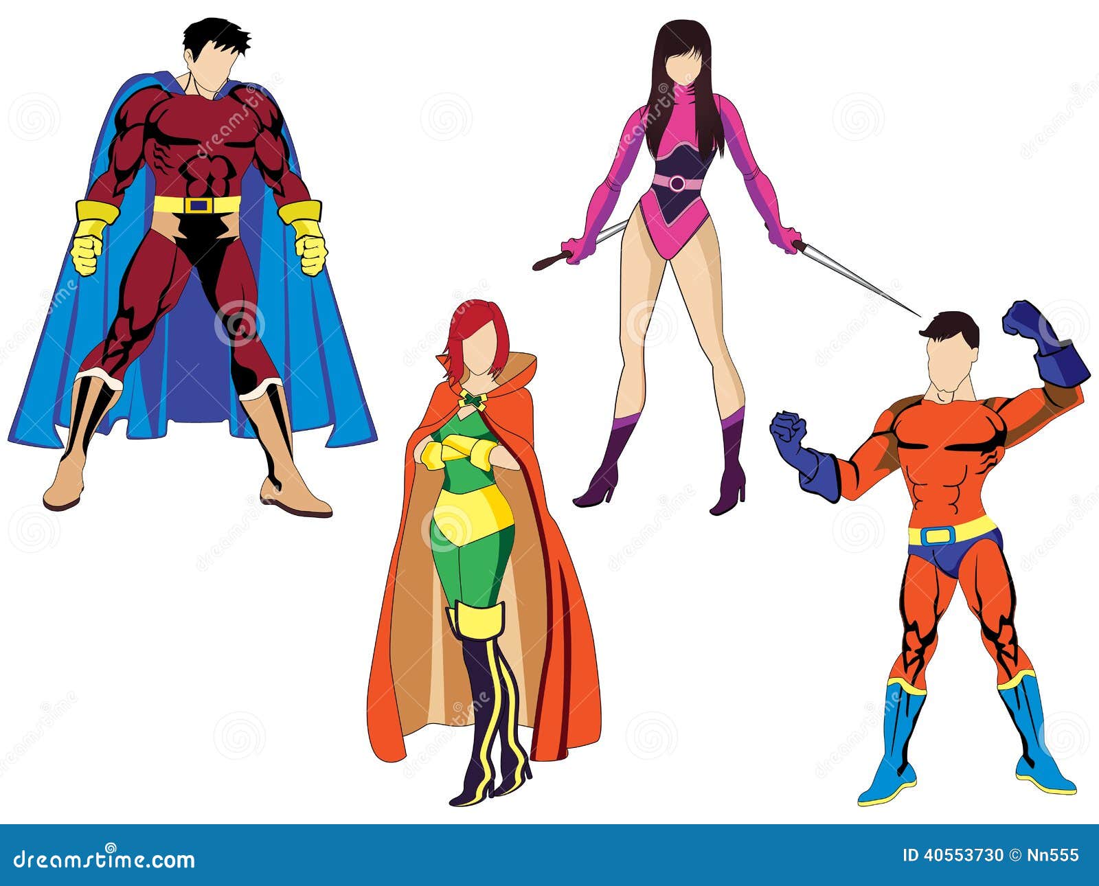 Superhero costumes stock vector. Illustration of male - 40553730 Superhero costumes stock vector. Illustration of male - 40553730