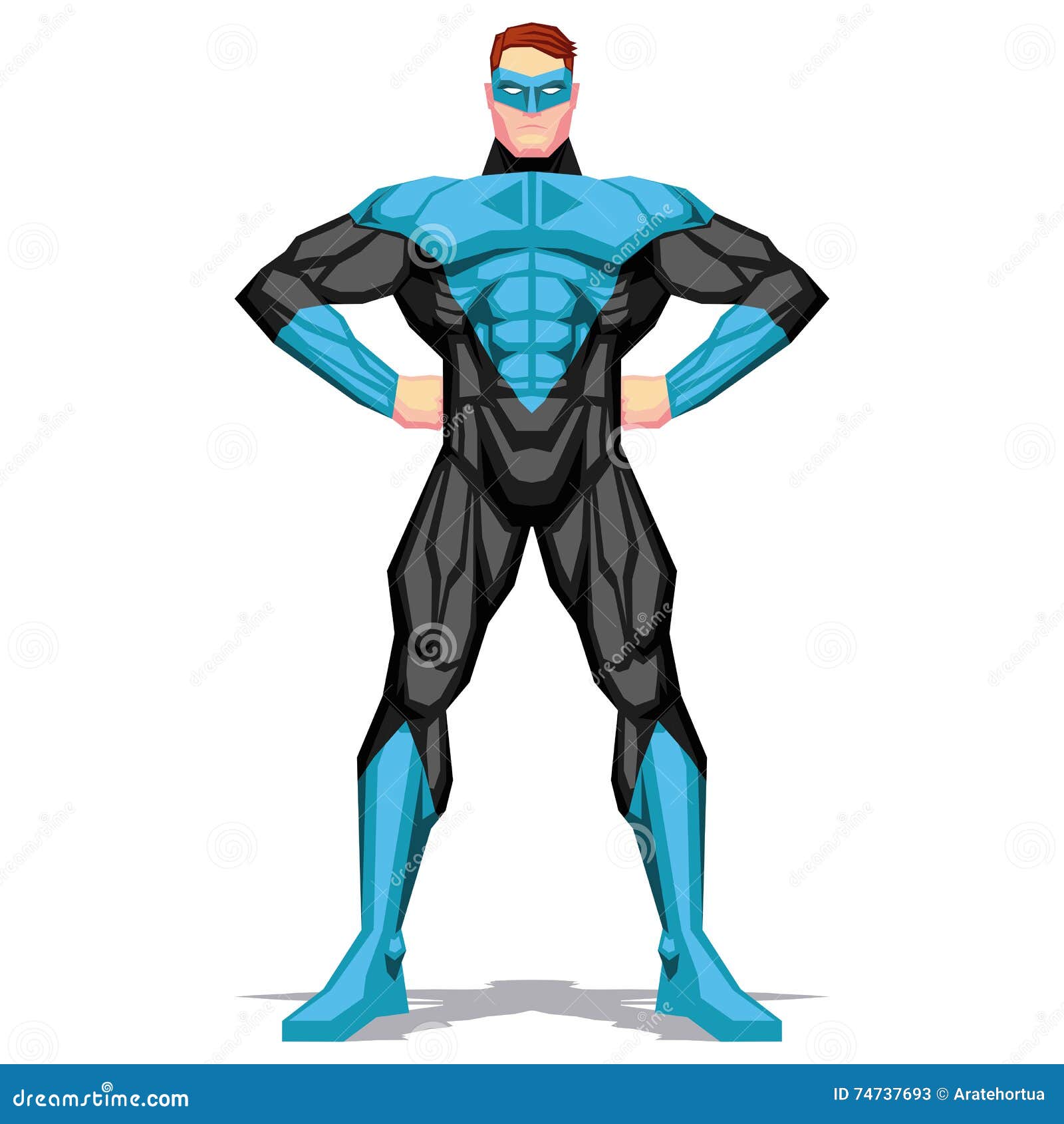 Superheroes in costumes show different poses. Super hero cartoon characters  in outfits pose. Festival and fantasy world. Vector illustration. 26118255  Vector Art at Vecteezy
