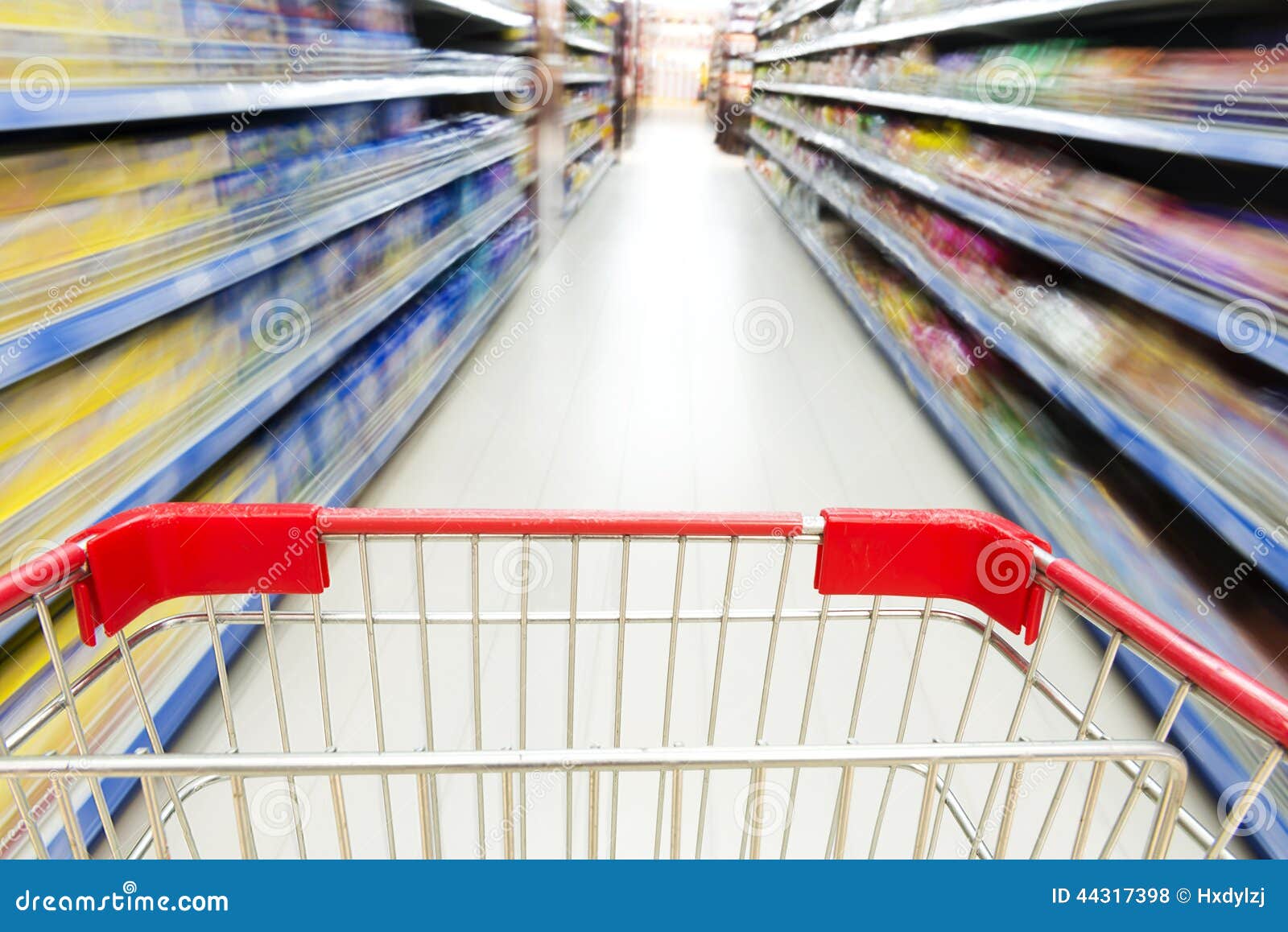 Supermarket interior stock photo. Image of aisle, buying 44317398