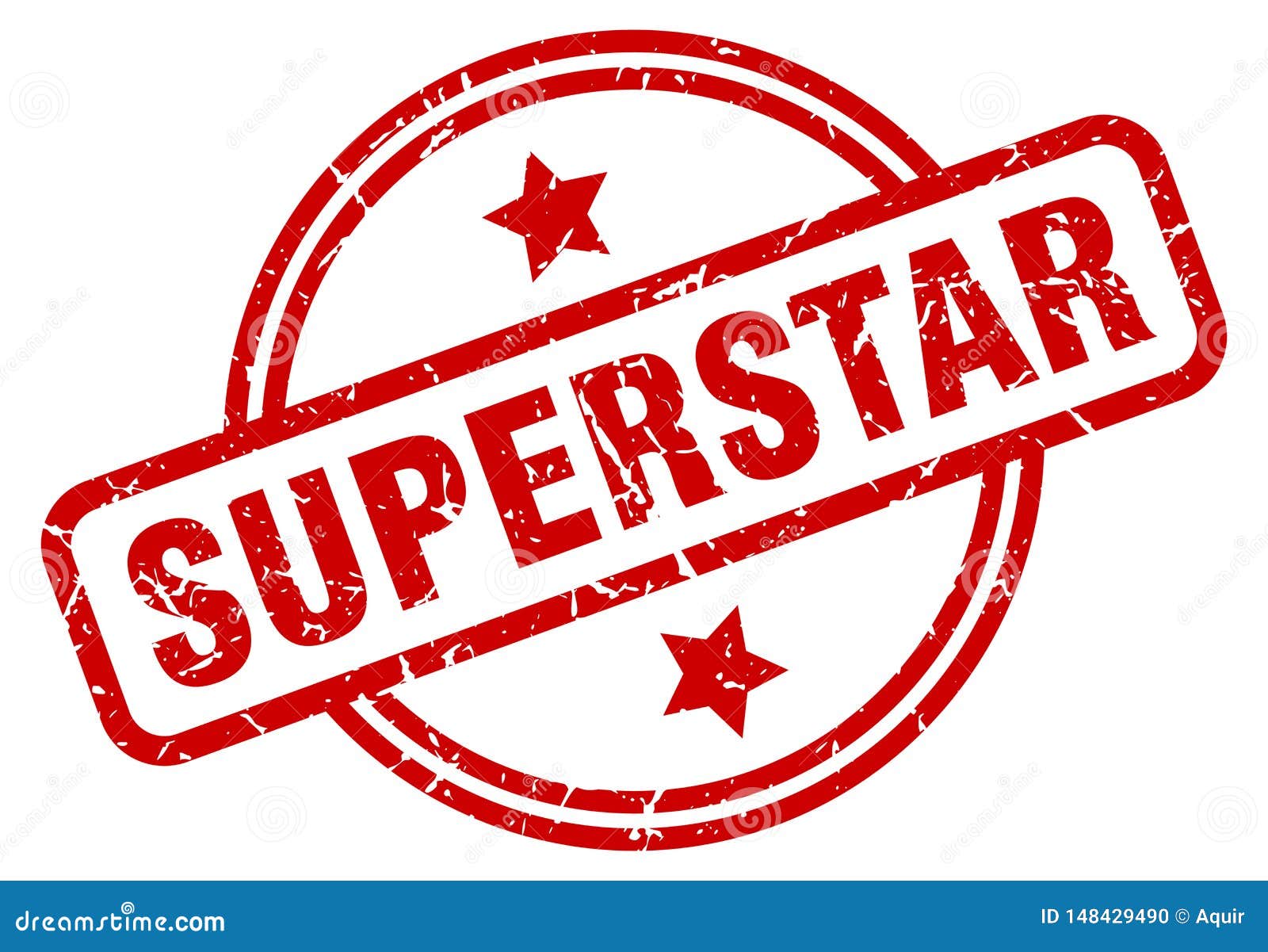 Superstar Stamp Stock Vector Illustration Of Vintage 148429490