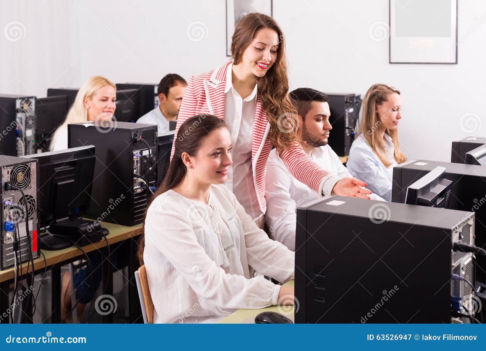 Supervisor Giving Instructions To Team Stock Image Image of european