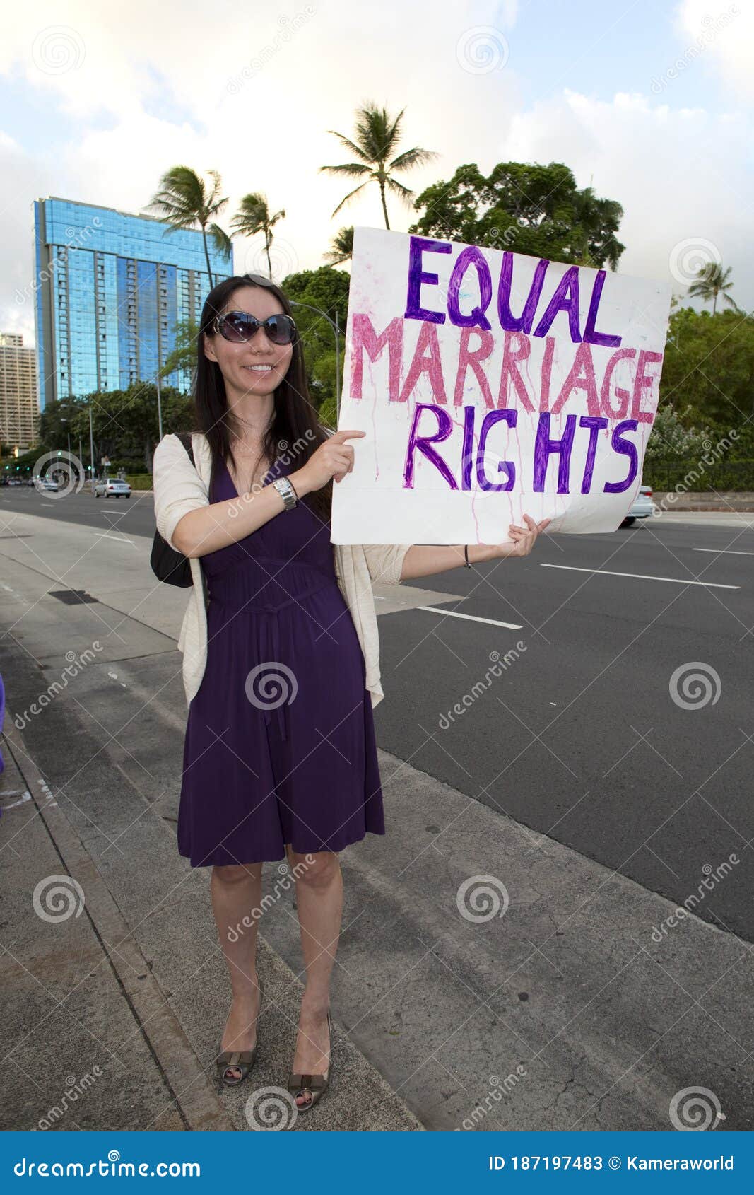 Marriage Equality Rally At The Hawaii State Capital Editorial Stock Photo Image Of Lesbian
