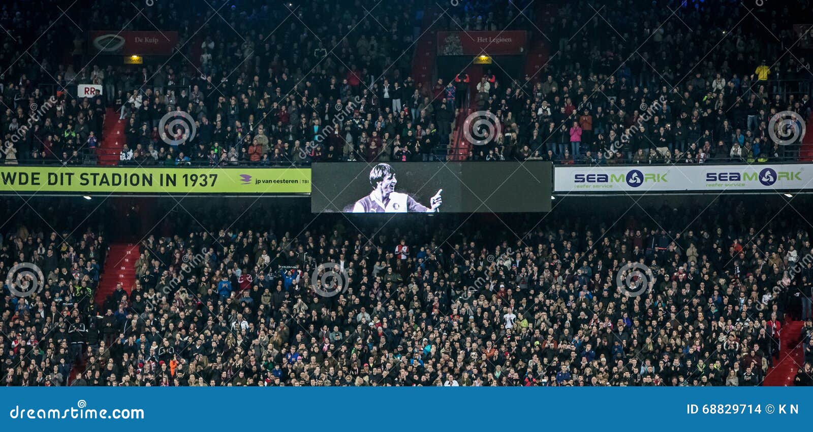Supporters Pay Tribute Tot Deceased Johan Cruijff Editorial Stock Image -  Image of march, 24th: 68829714