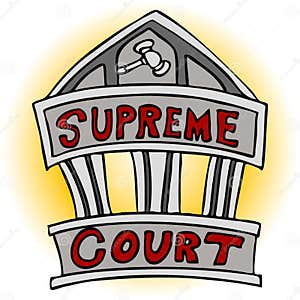 Supreme Court Stock Photo CartoonDealer 66851934