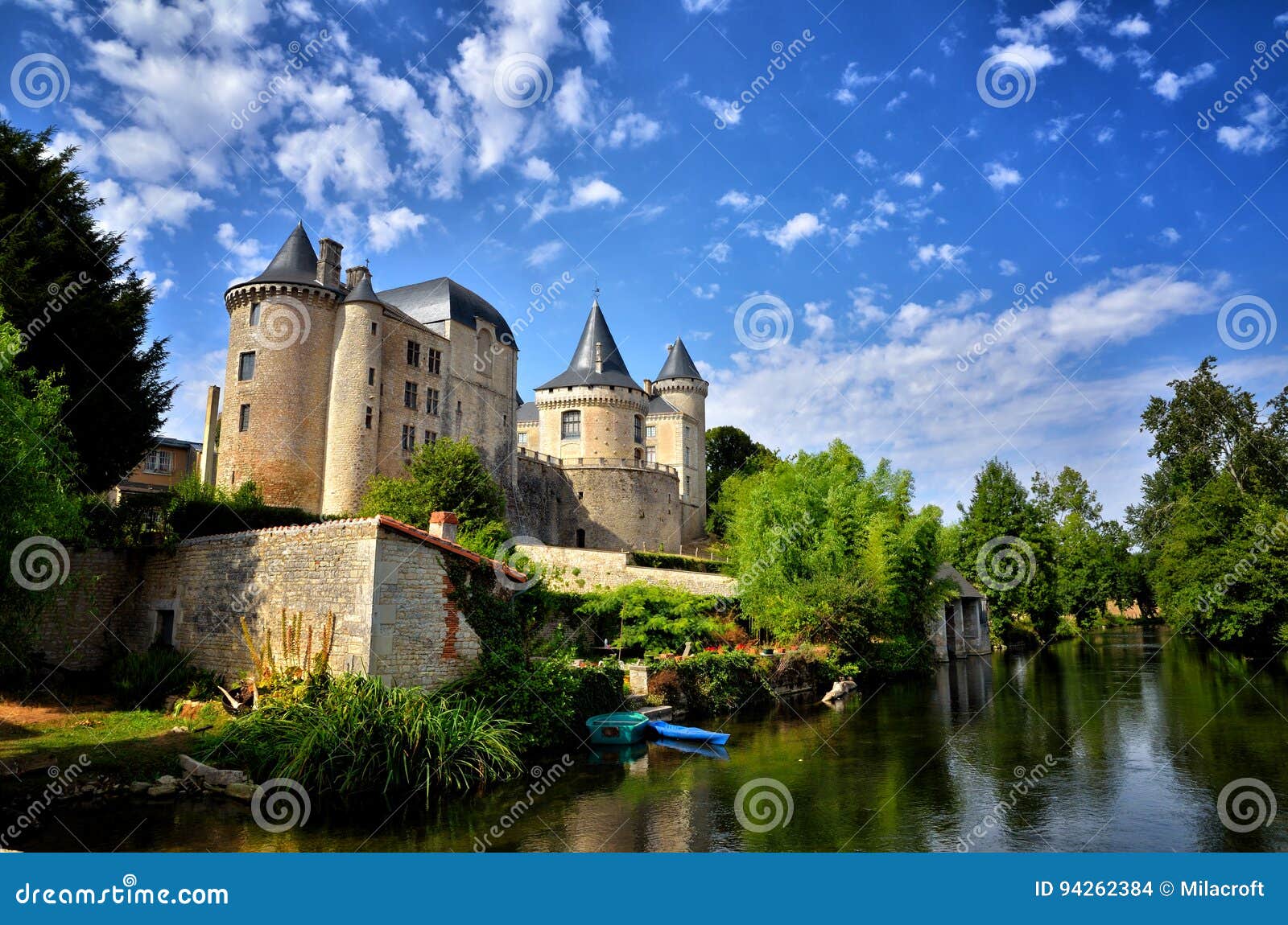 Sur Charente France De Verteuil Photo Stock Image Du