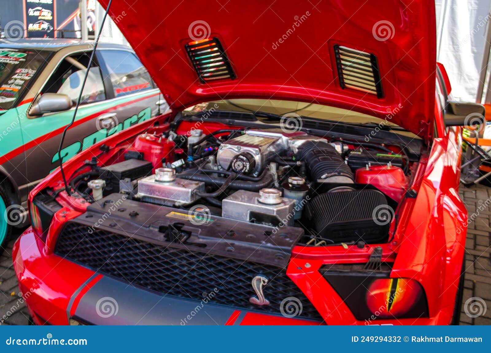 Ford Mustang Shelby GT500 with Supercharger Editorial Photography