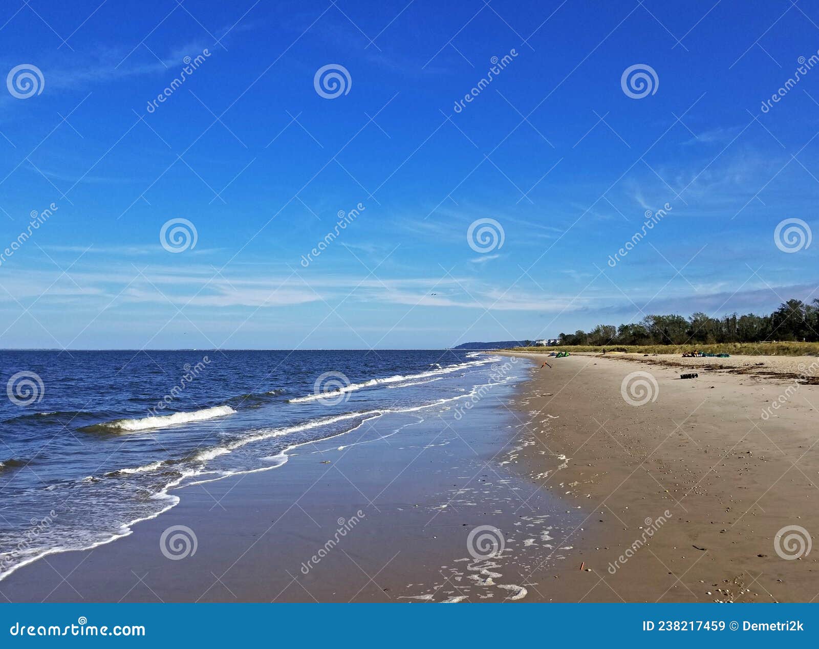 Surf and Beach at Port Monmouth, New Jersey 01 Stock Image Image of