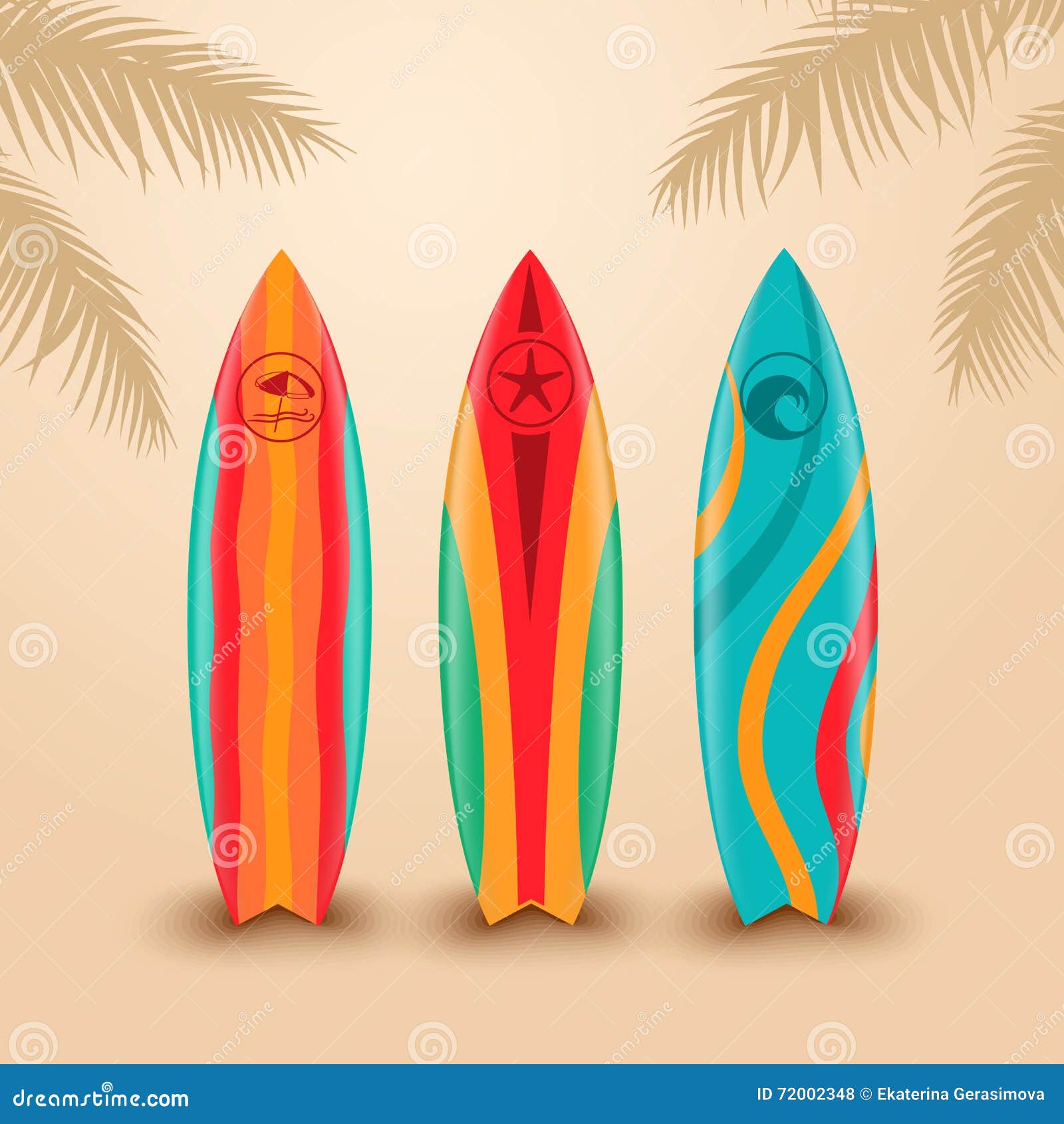 surf boards with different .  