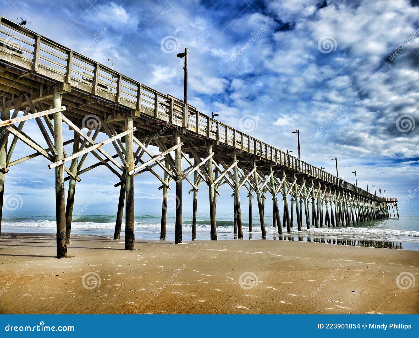 Surf City Pier North Carolina Stock Photo - Image of surf, city: 223901854