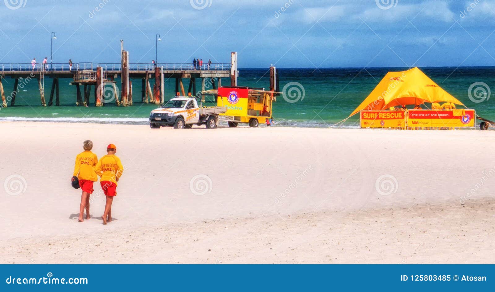 Surf Rescue Station Adelaide Australia Editorial Image Image of
