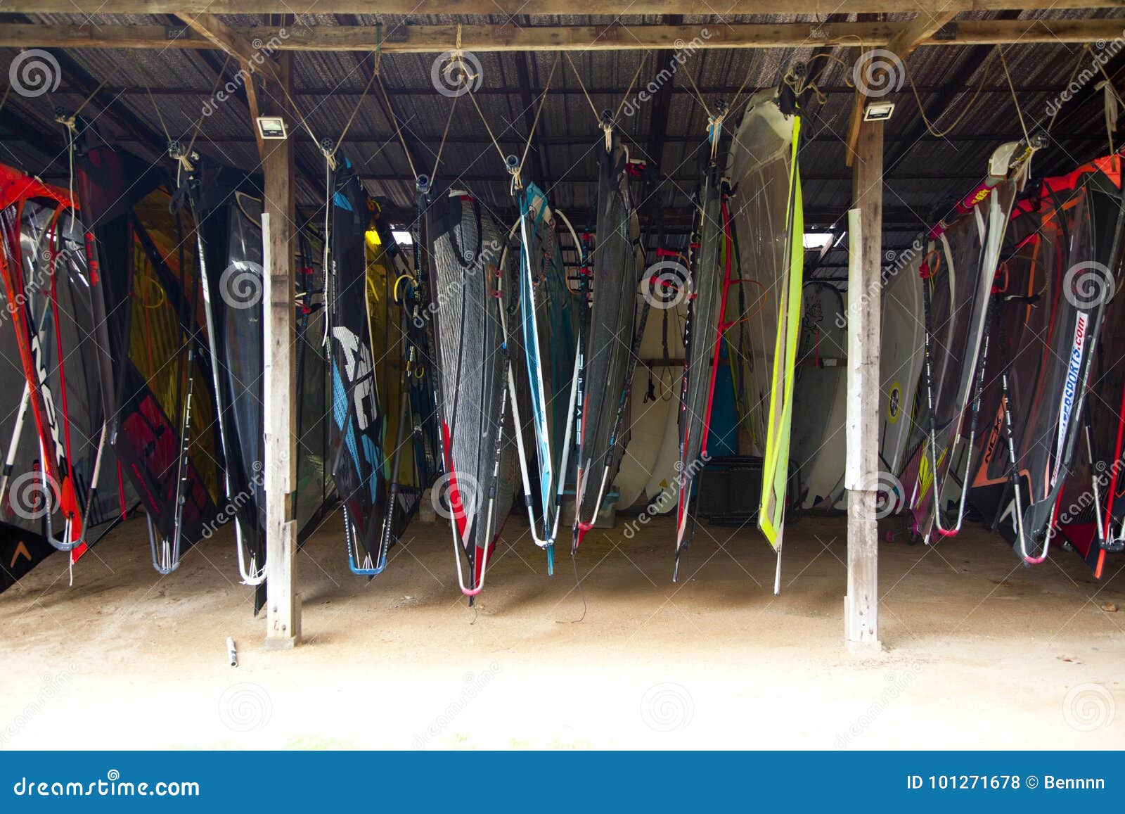 Sail storage editorial stock photo. Image of business 101271678