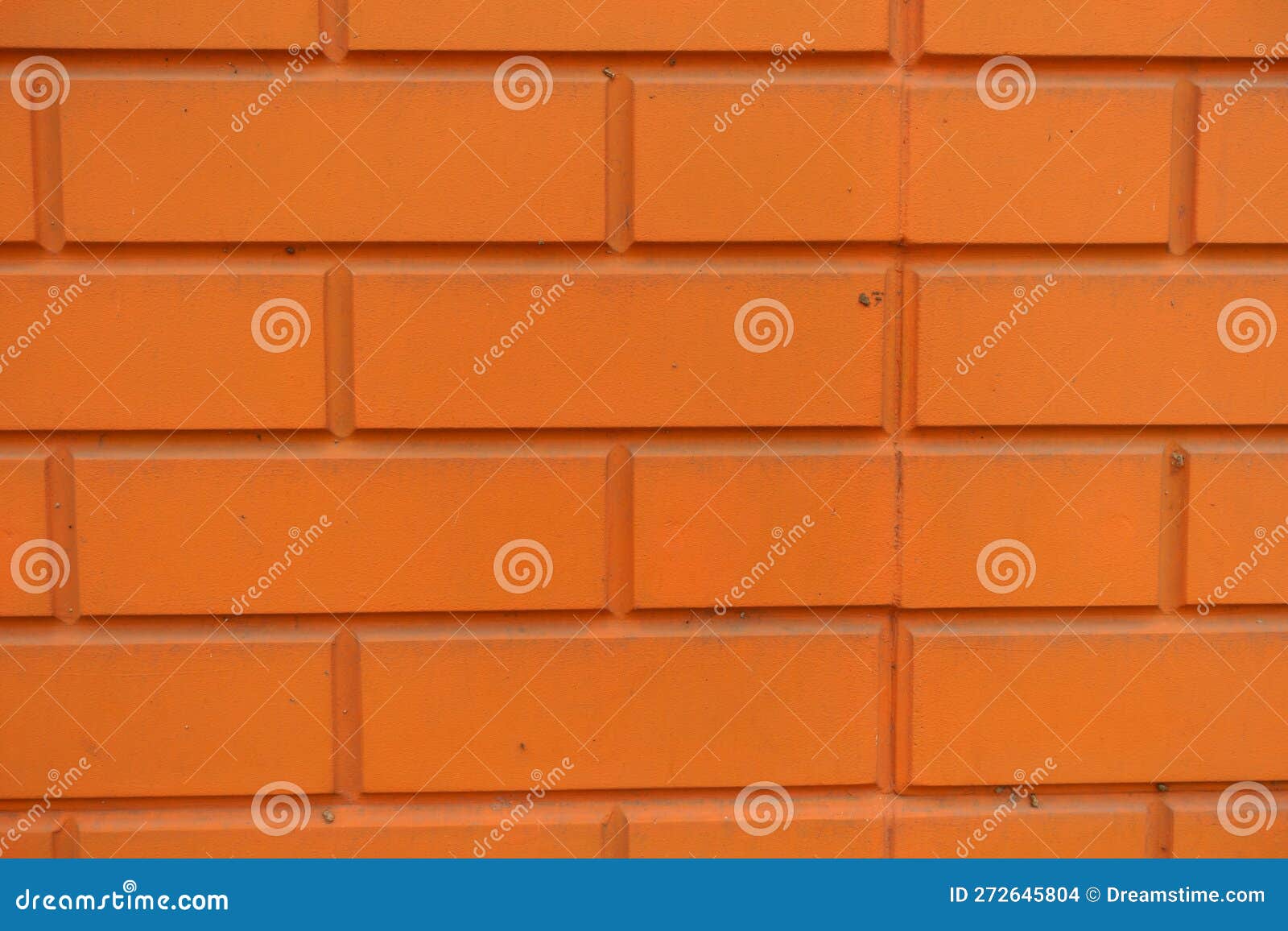 Surface of Orange Brick Veneer Wall Stock Photo Image of background