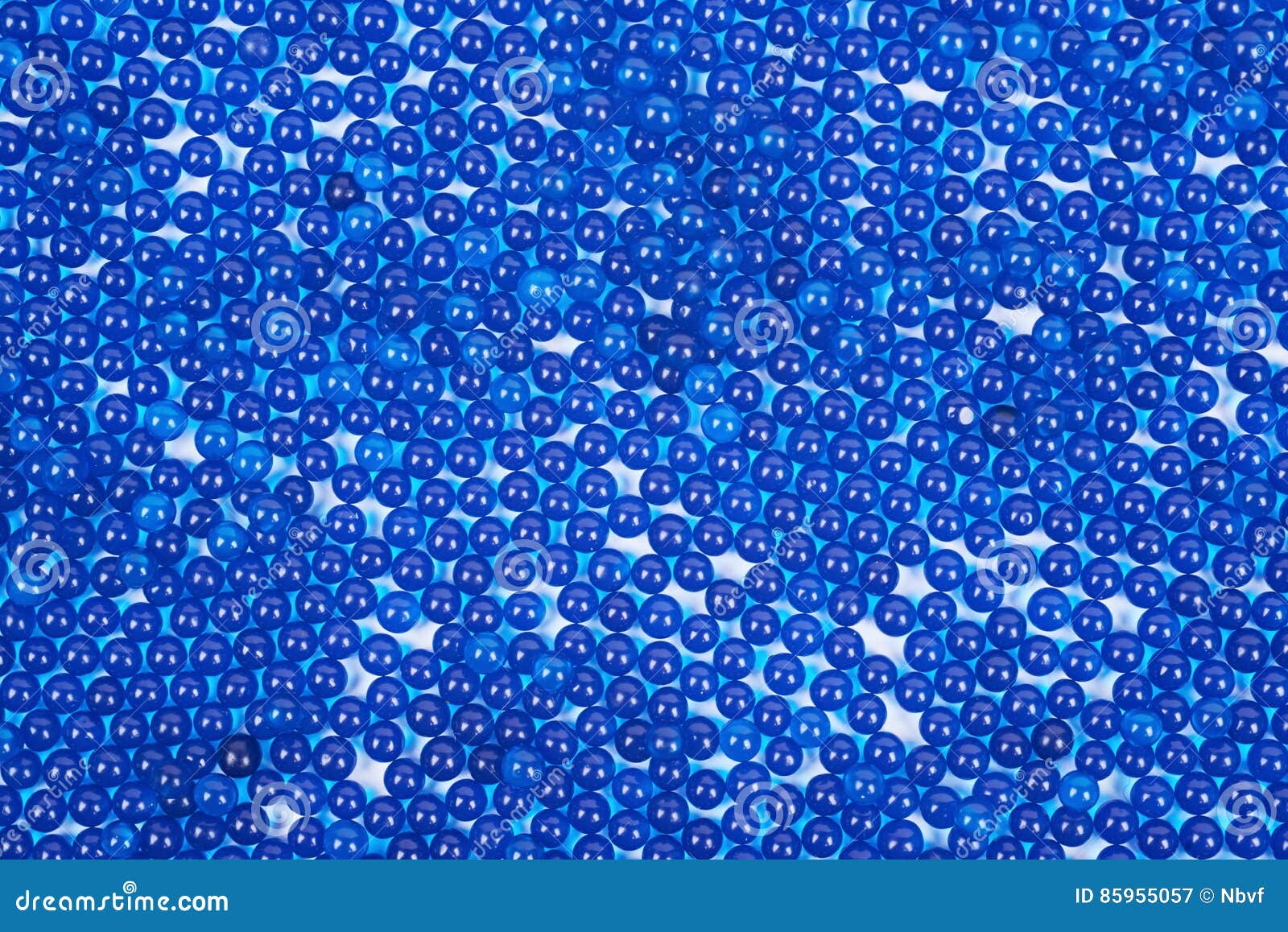 Surface Coated with Blue Beads Stock Image - Image of light, reflection ...