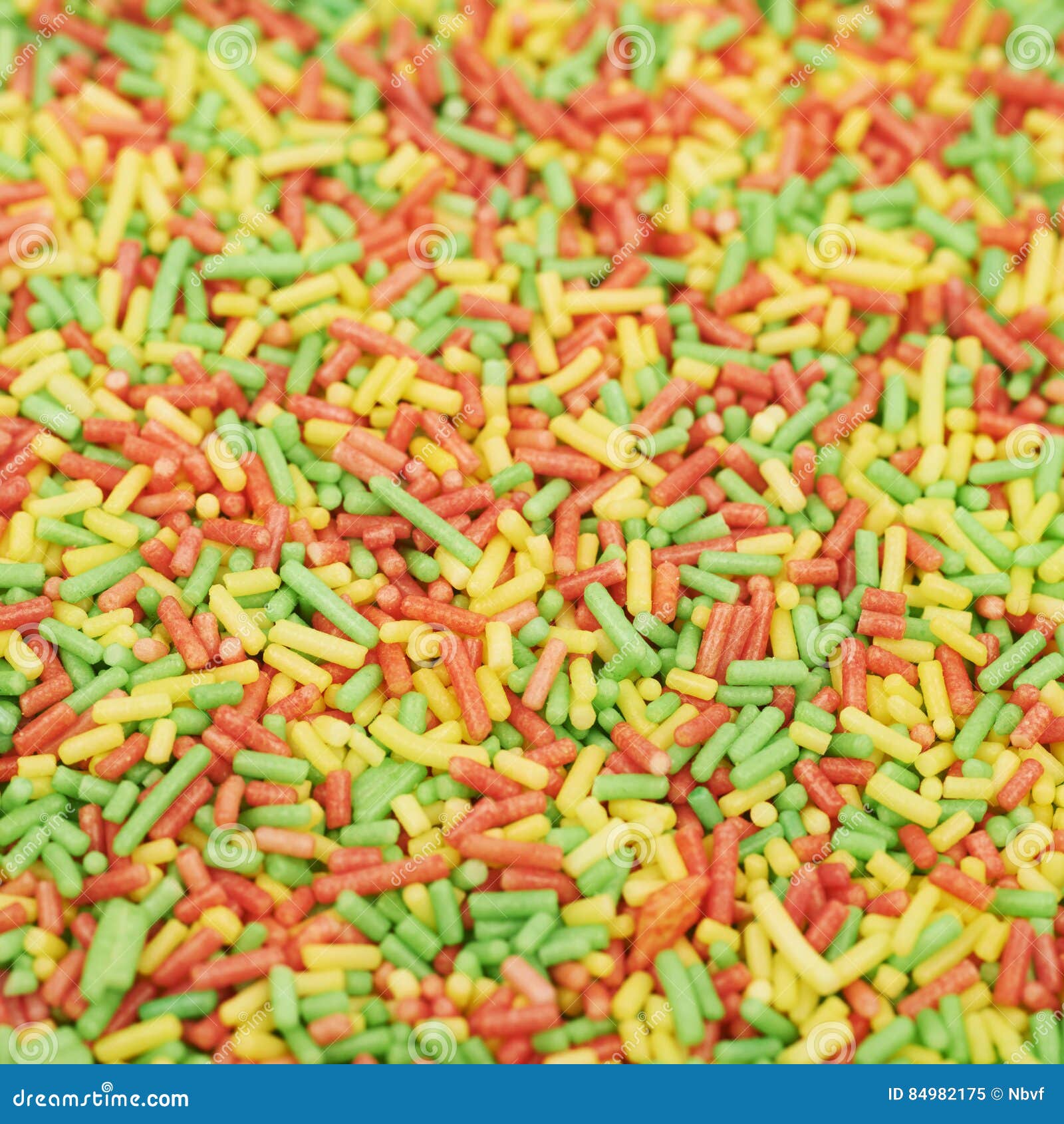 Surface Coated with Long Sprinkles Stock Image Image of baking