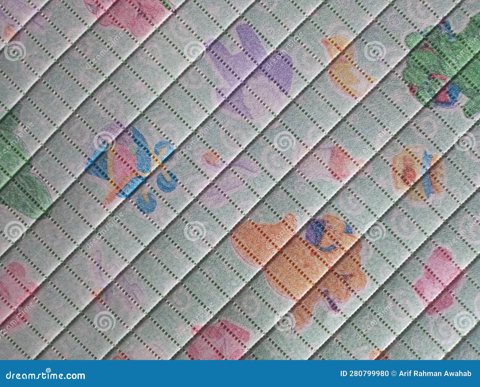 Surface of a Colorful, Textured Carpet for Baby Stock Photo Image of