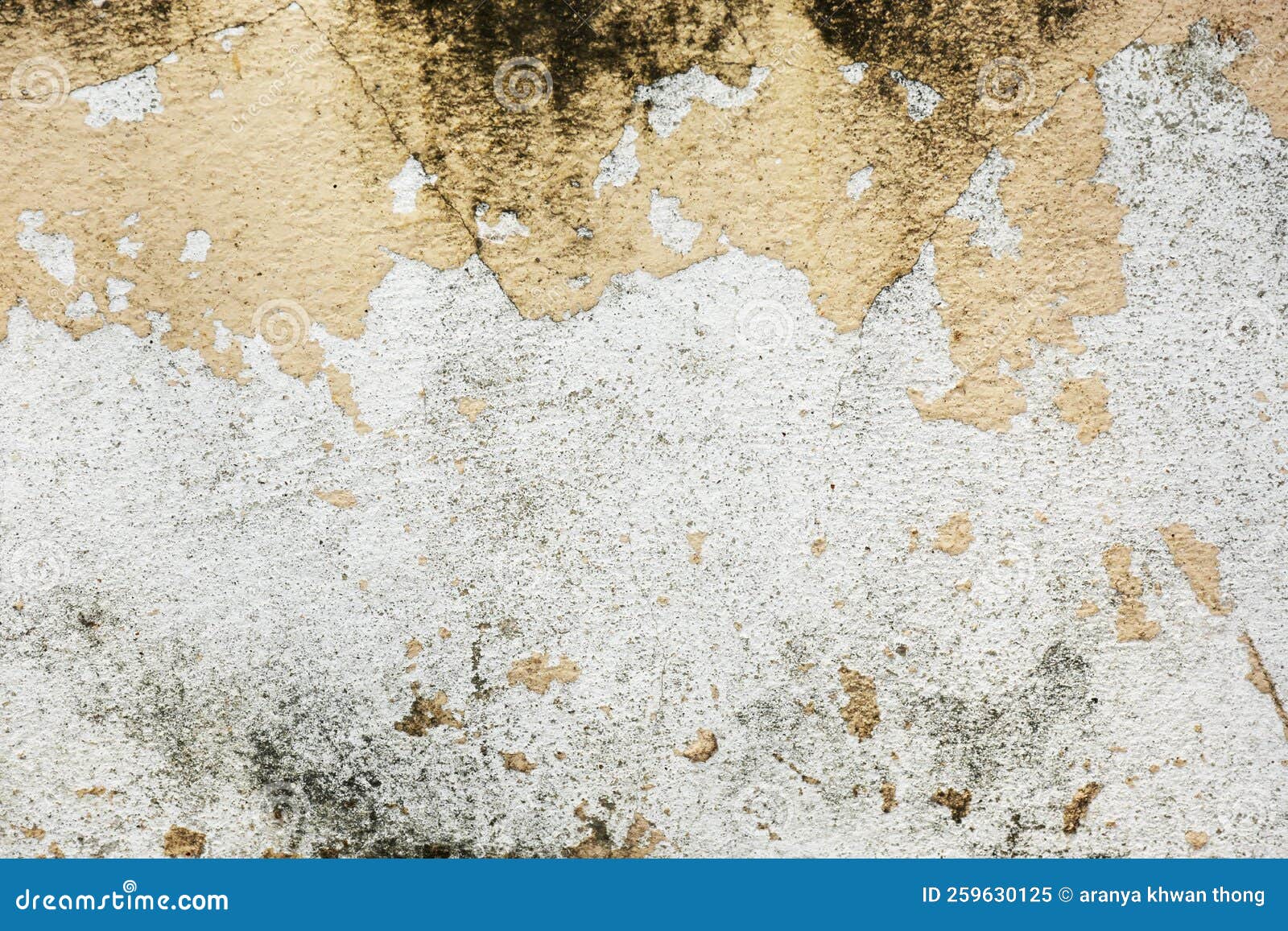 The Surface of the Concrete with Old Paint is Peeling Off for the