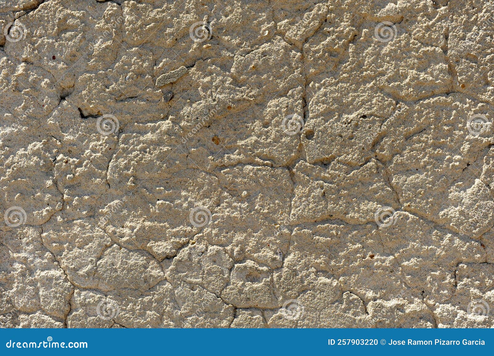 Texture of a Concrete Wall Eroded by the Action of Wind and Rain. Stock ...