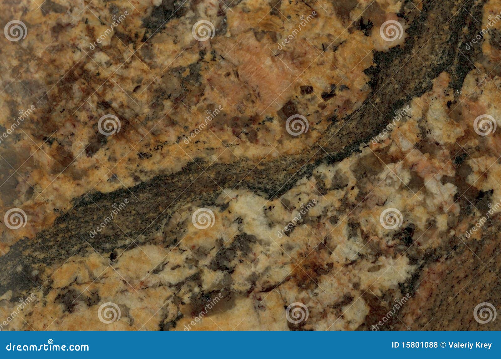Surface of the Granite. Reddishbrown Shades. Stock Photo Image of