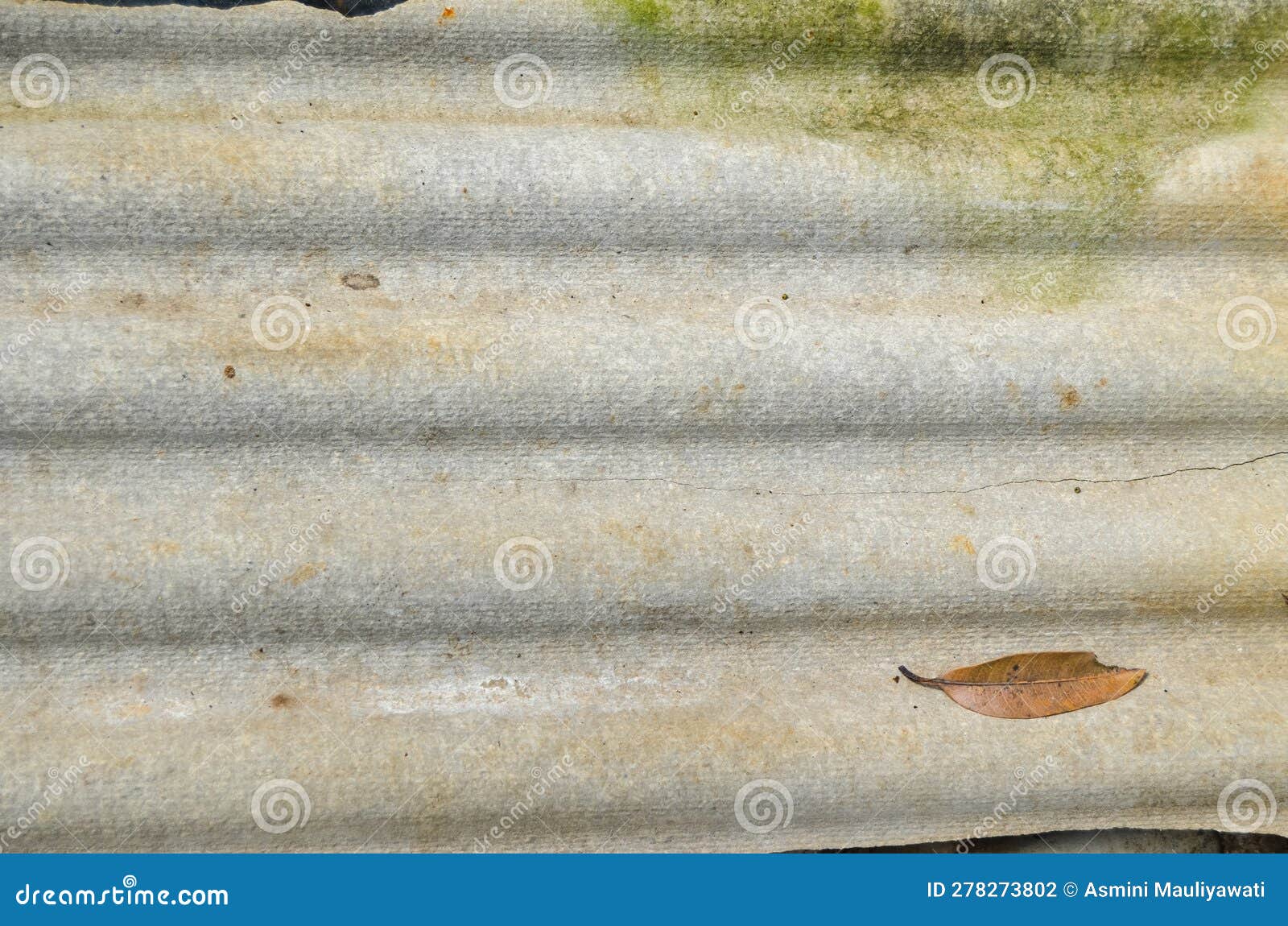surface of old asbestos roofing sheets. can be used as a background