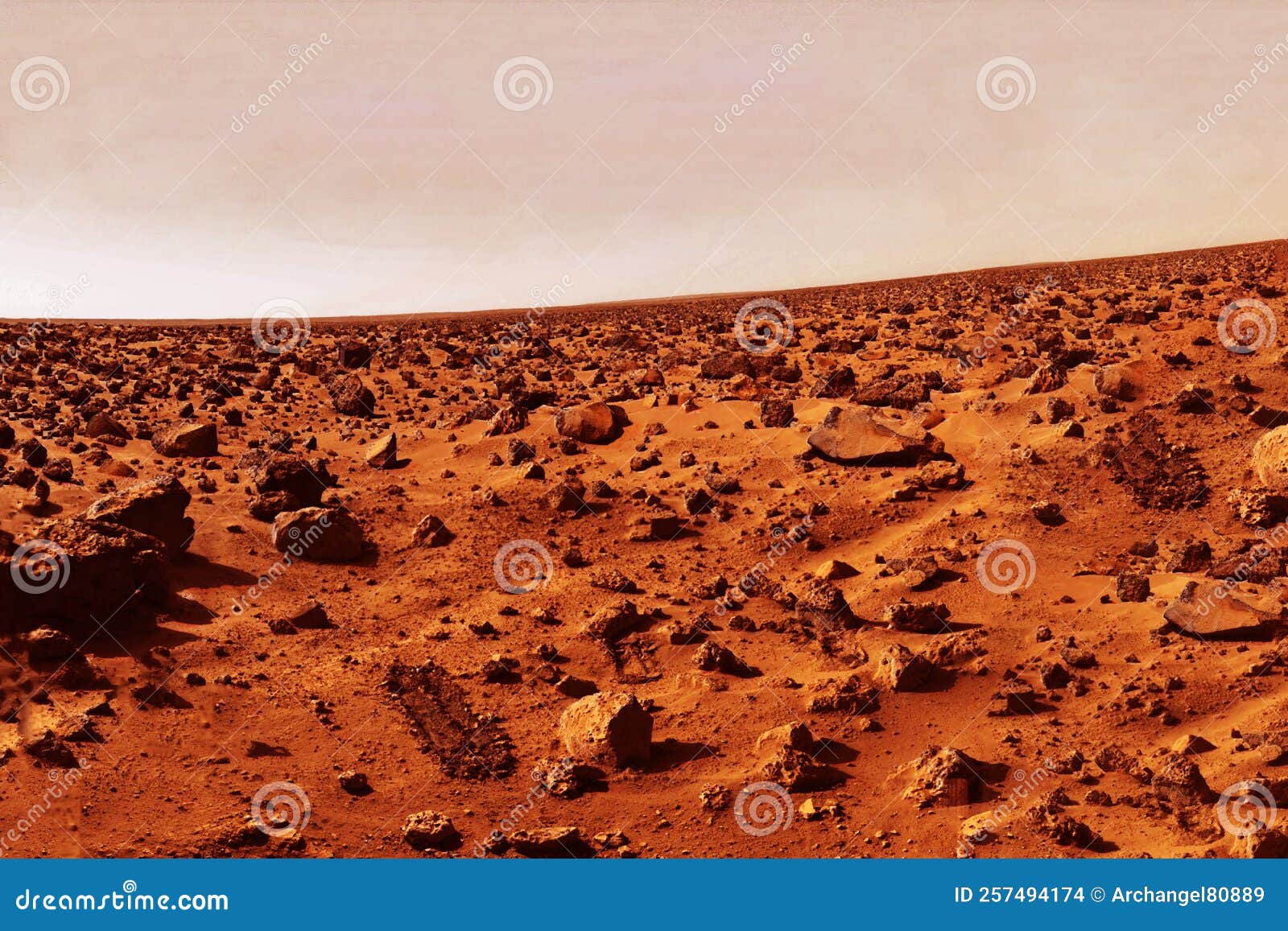 The Surface of the Mars. Elements of this Image Furnished by