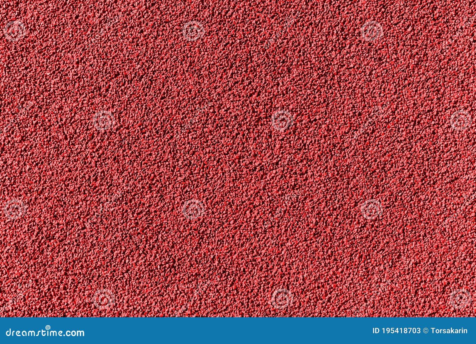 Red Rubber Pellets in Treadmill Athletics Field Texture Abstract