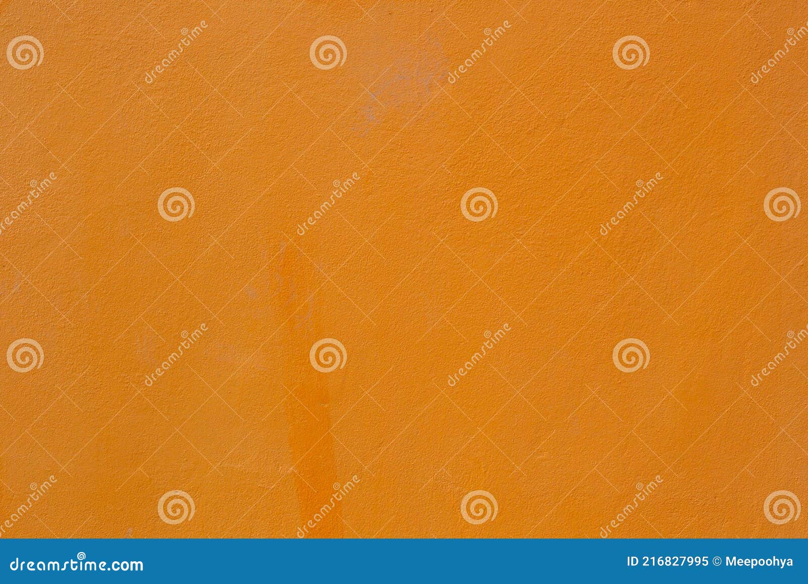 Surface of Smooth Orange Cement Wall Texture Background. Stock Image