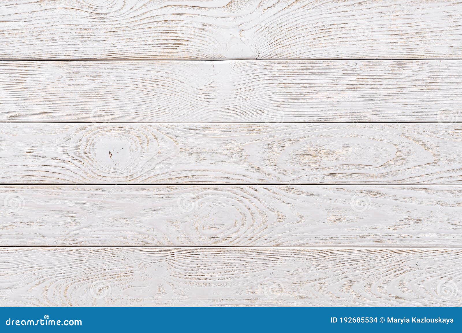 Surface of Textured Wood Planks Painted with White Paint. Empty