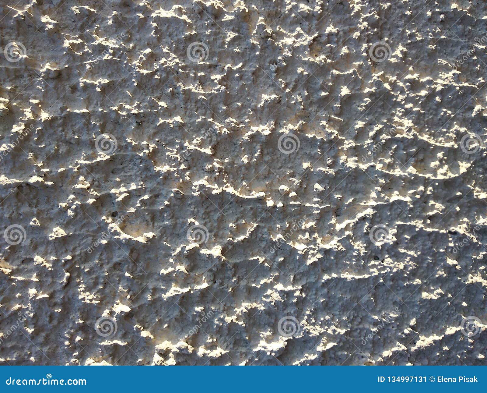 Surface of White Cement Wall Under Sunlight Stock Image Image of
