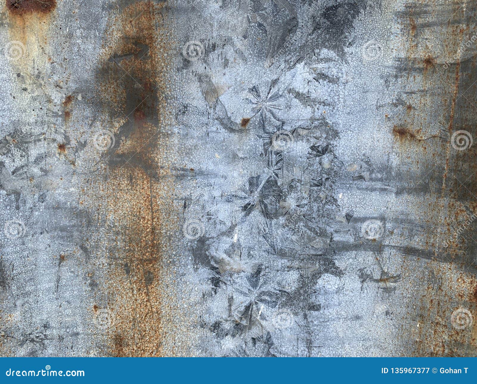 The Surface of the Zinc Color As Natural Background Stock Image Image