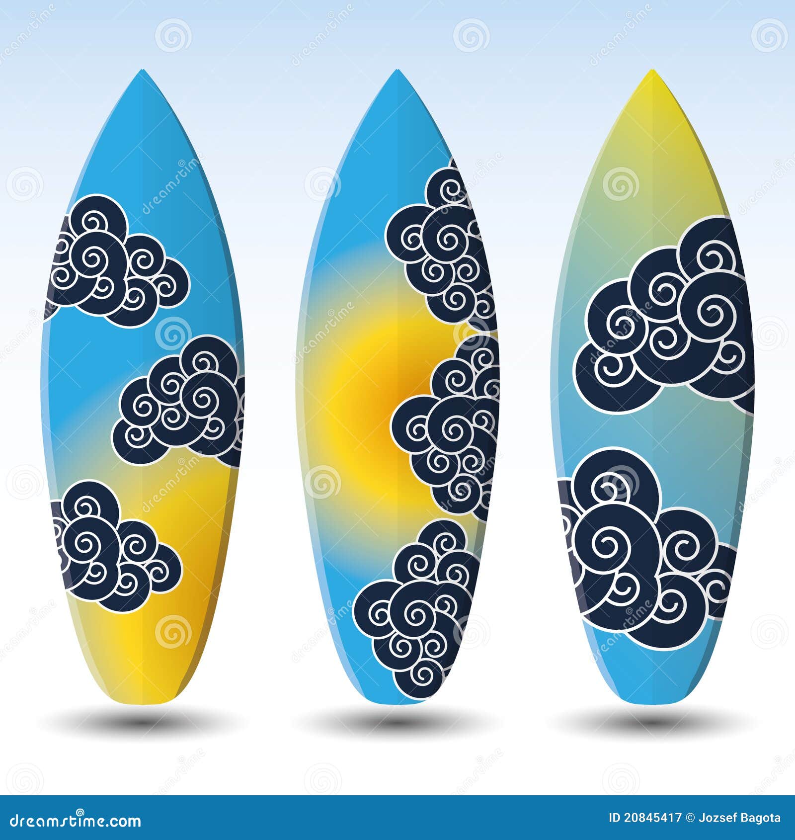 Surfboards Design Royalty Free Stock Photography - Image: 20845417