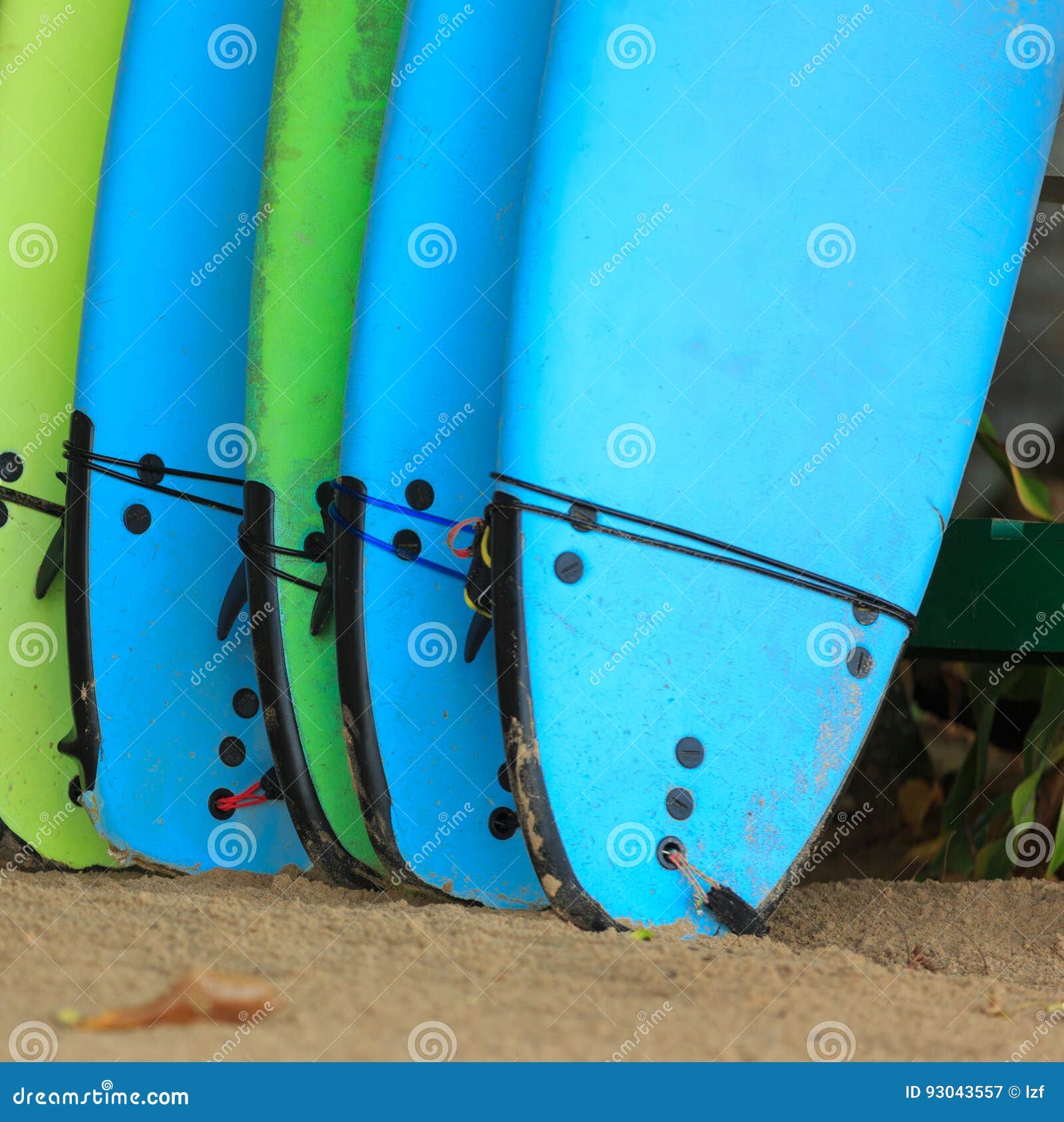 Surfboards for rent stock image. Image of beach, float 93043557