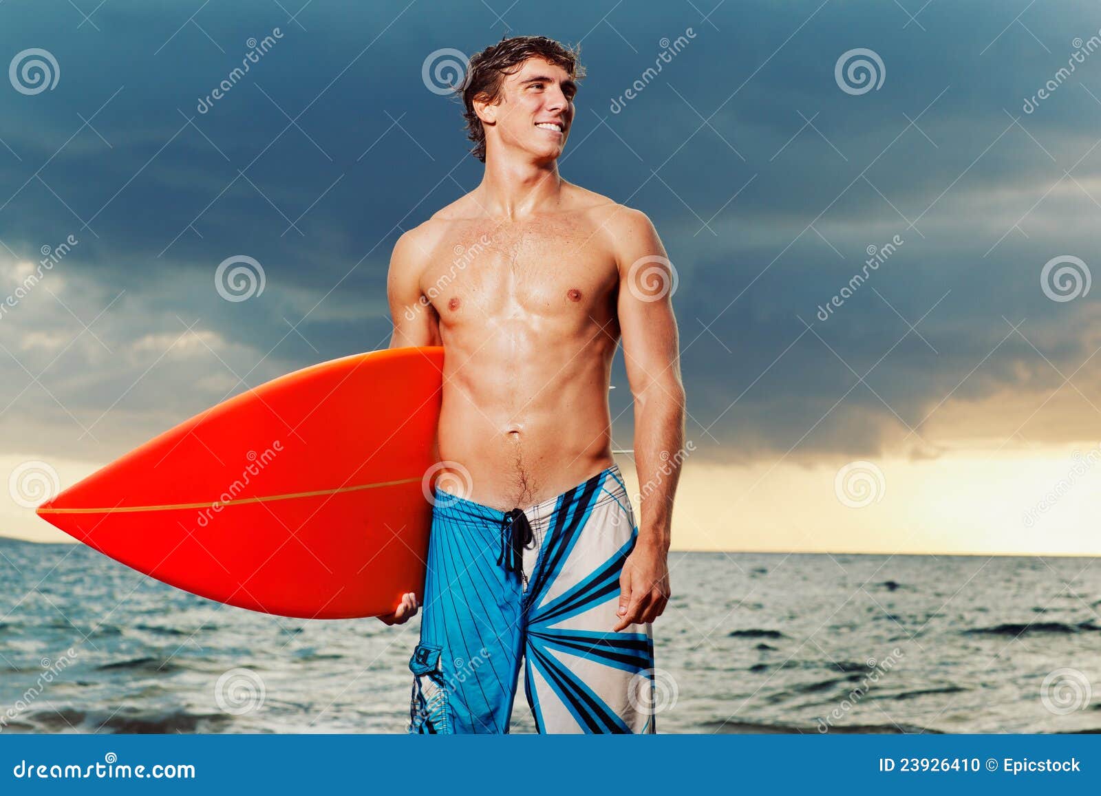 Surfer stock photo. Image of coast, portrait, space, life - 23926410