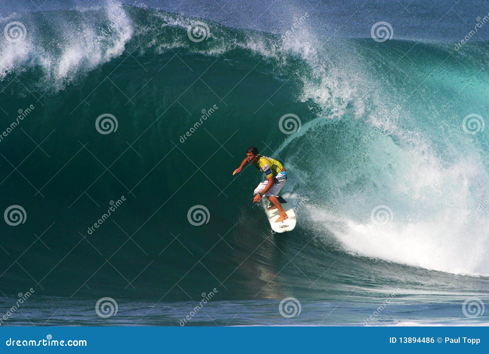 Surfer Andy Irons Surfing At Backdoor Hawaii Editorial Photo Image of