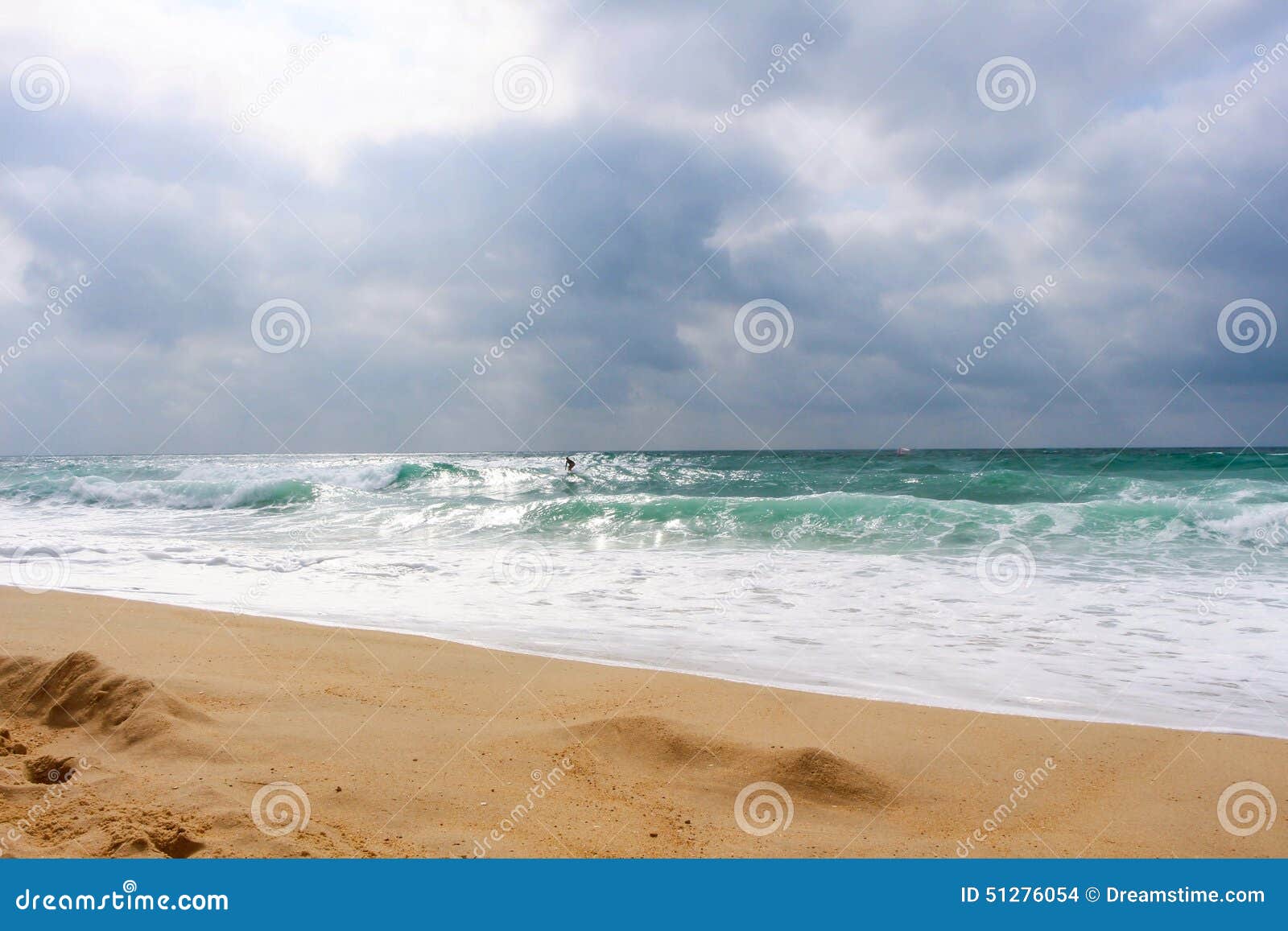 surfer on beach(range) of hossegor - landes(moors)