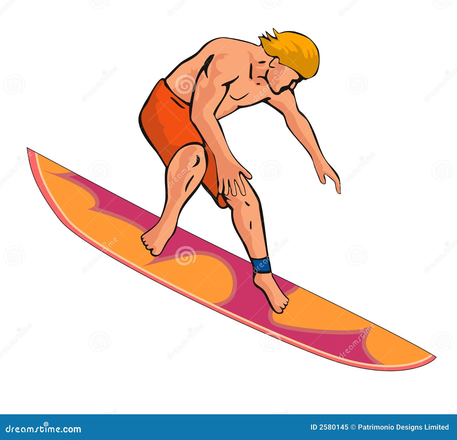surfer dude white bg