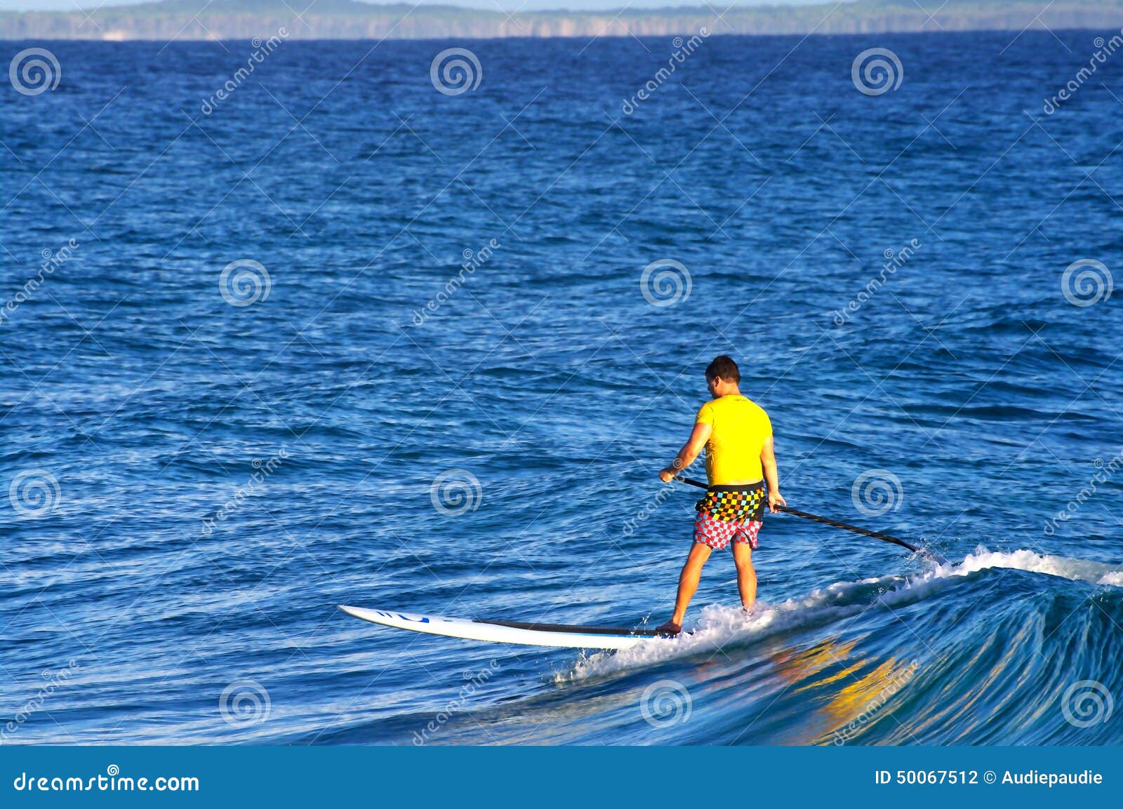 Surfer on a Stand-up Paddle Board Editorial Photography - Image of ...