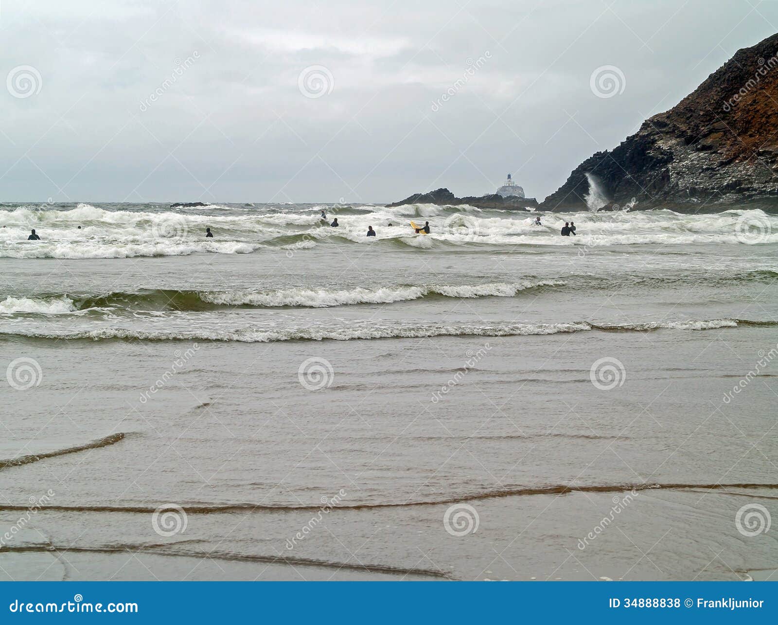 Surfers in Wetsuits Surfing Stock Photo Image of leisure, black 34888838